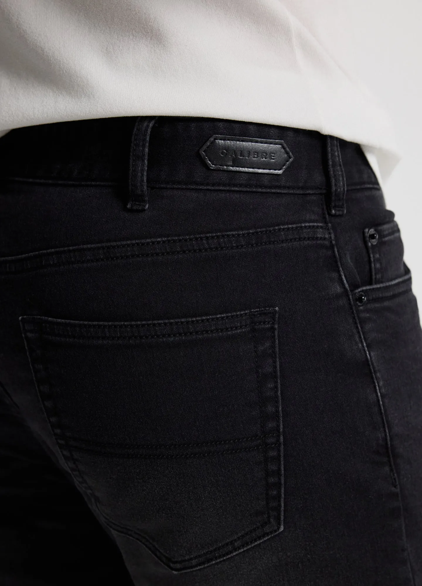 Slim Fit Dobby Denim Jeans Black Carbon sold by Calibre product image thumbnail 4