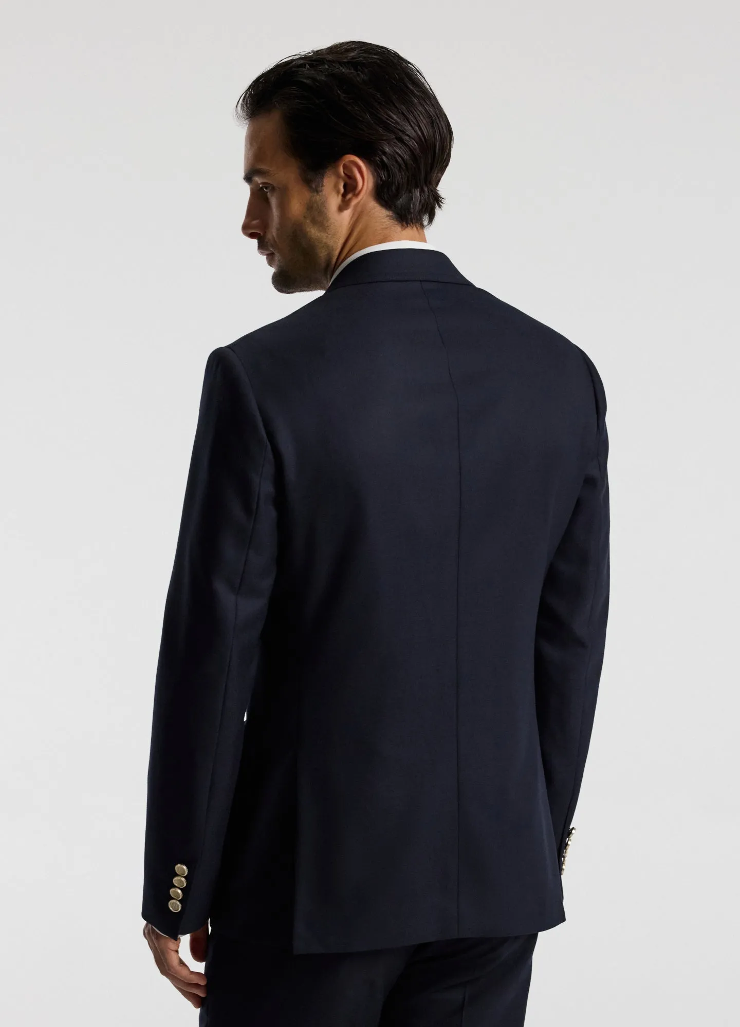 Tailored Wool Blazer Navy sold by Calibre product image thumbnail 5