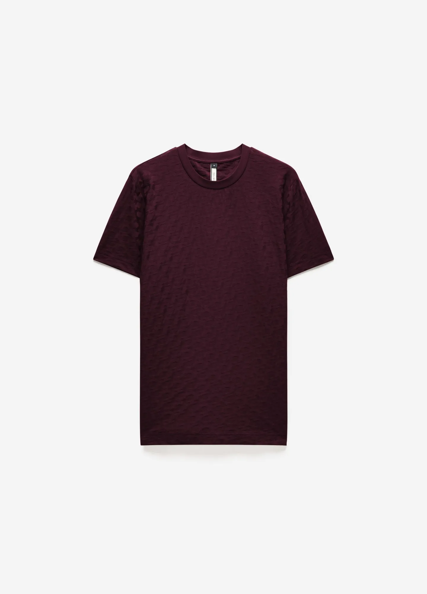 Monogram Jacquard T-shirt Oxblood sold by Calibre