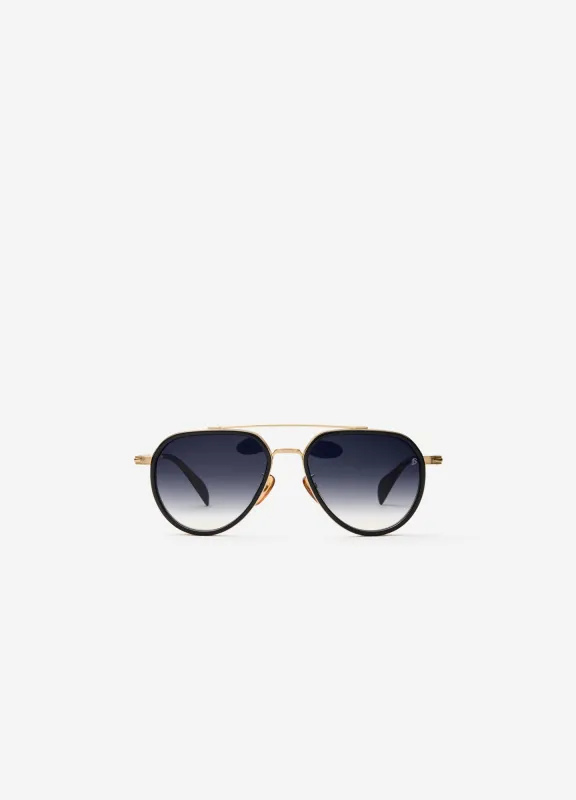 David Beckham Aviator Sunglasses Black Combo made by Calibre