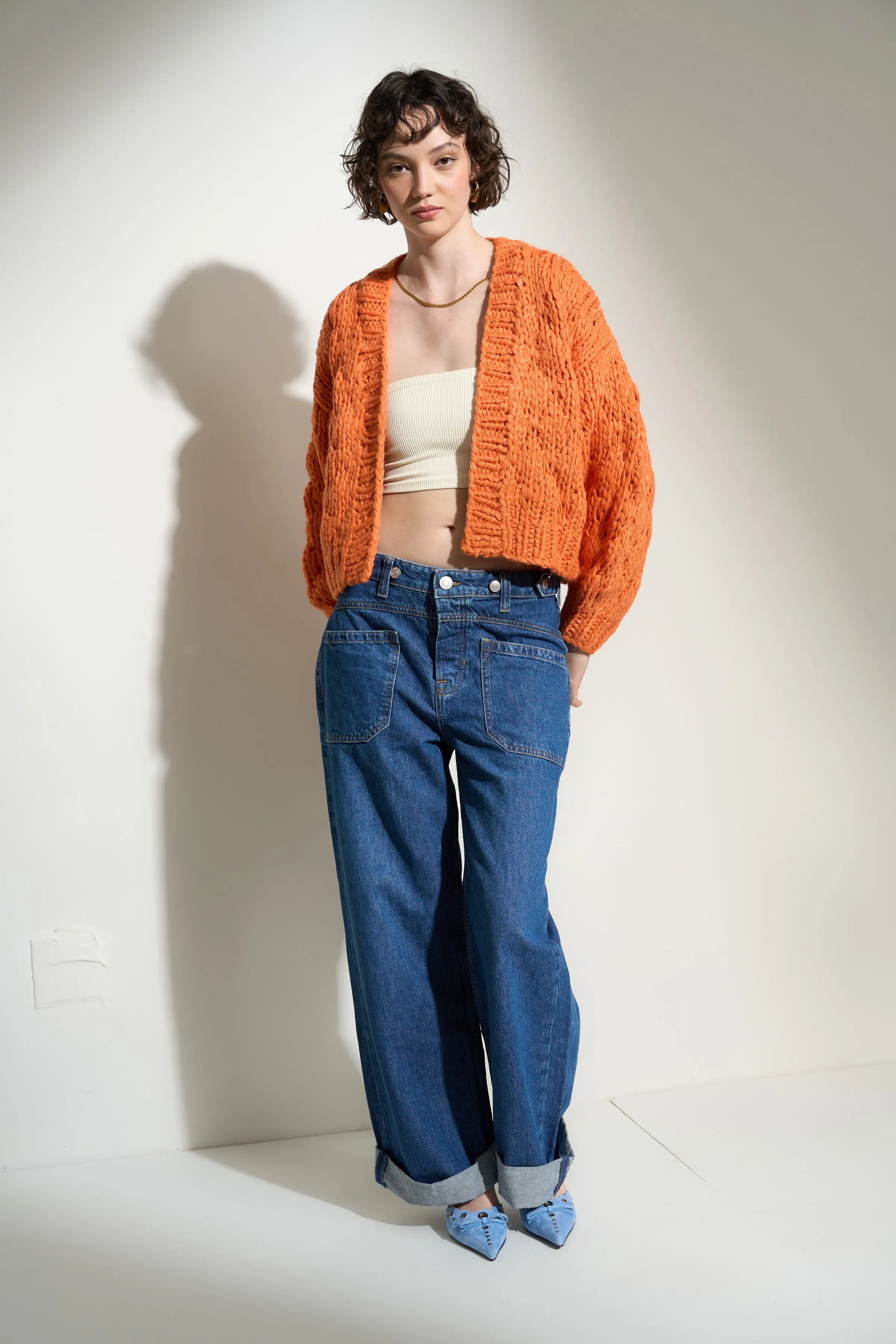 Gigi Cardigan - Orange Peel sold by Callahan product image thumbnail 2