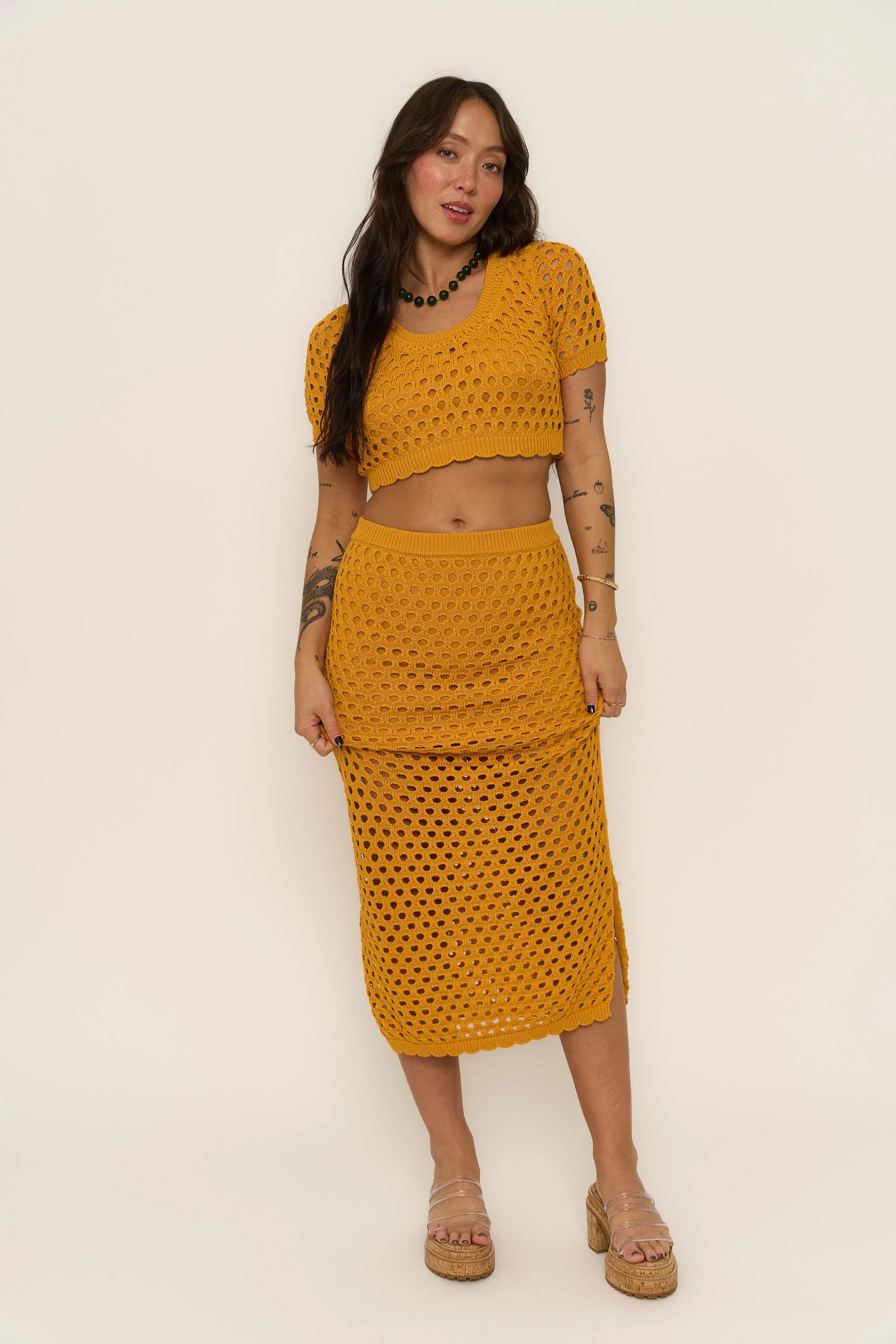 Maritza Crop Top - Bronze sold by Callahan product image thumbnail 3