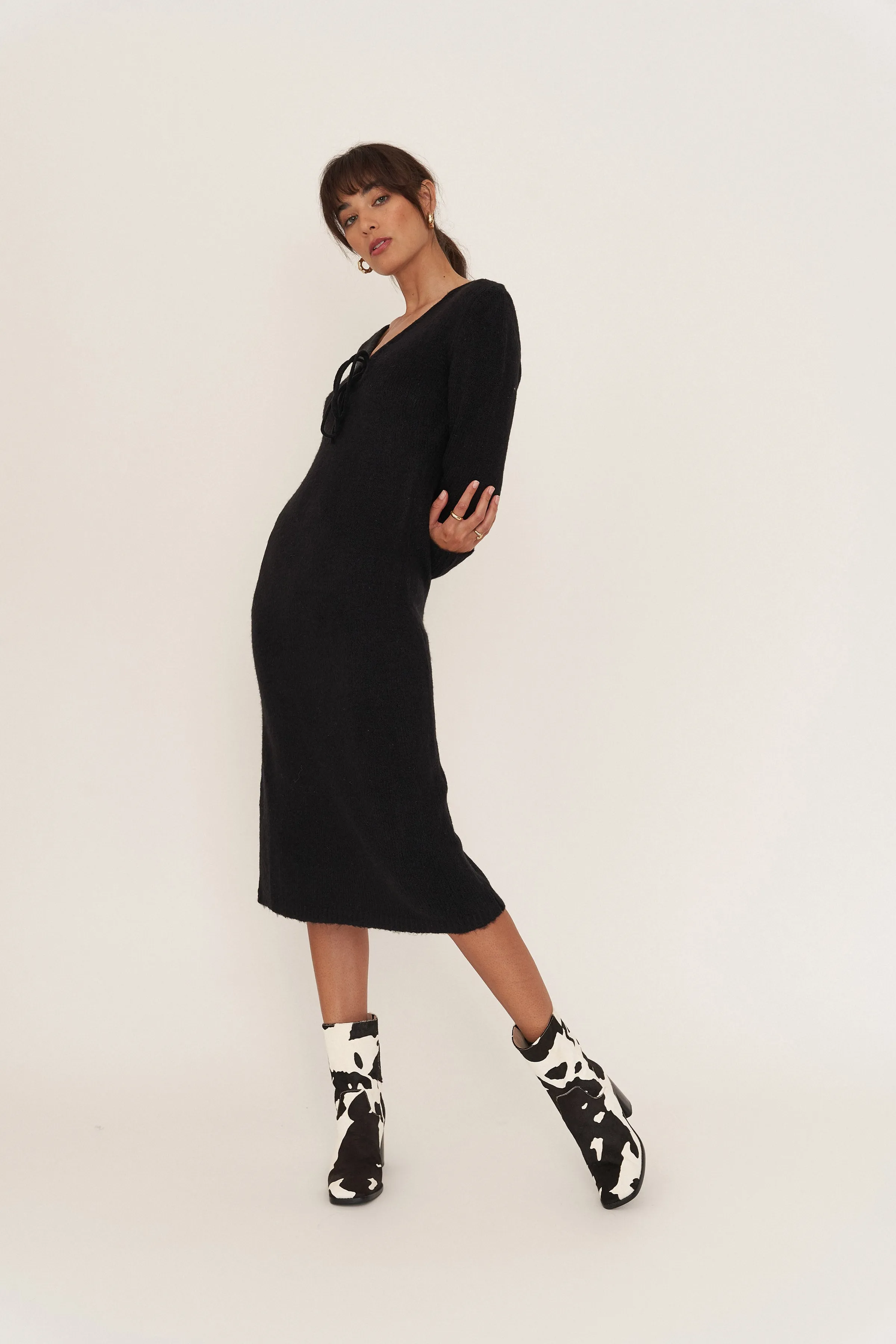 Stella Midi Dress - Black sold by Callahan product image thumbnail 4