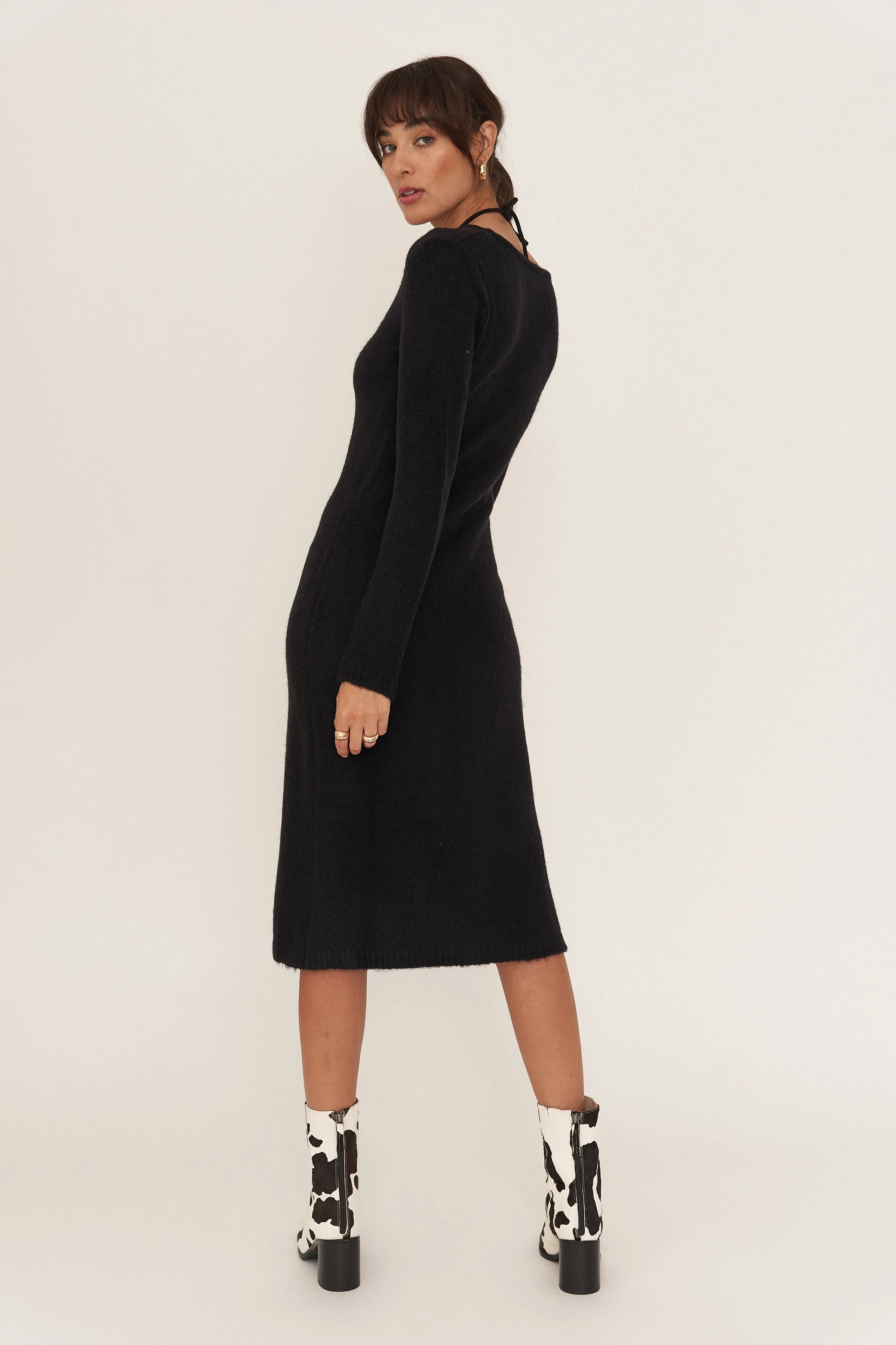 Stella Midi Dress - Black sold by Callahan product image thumbnail 3