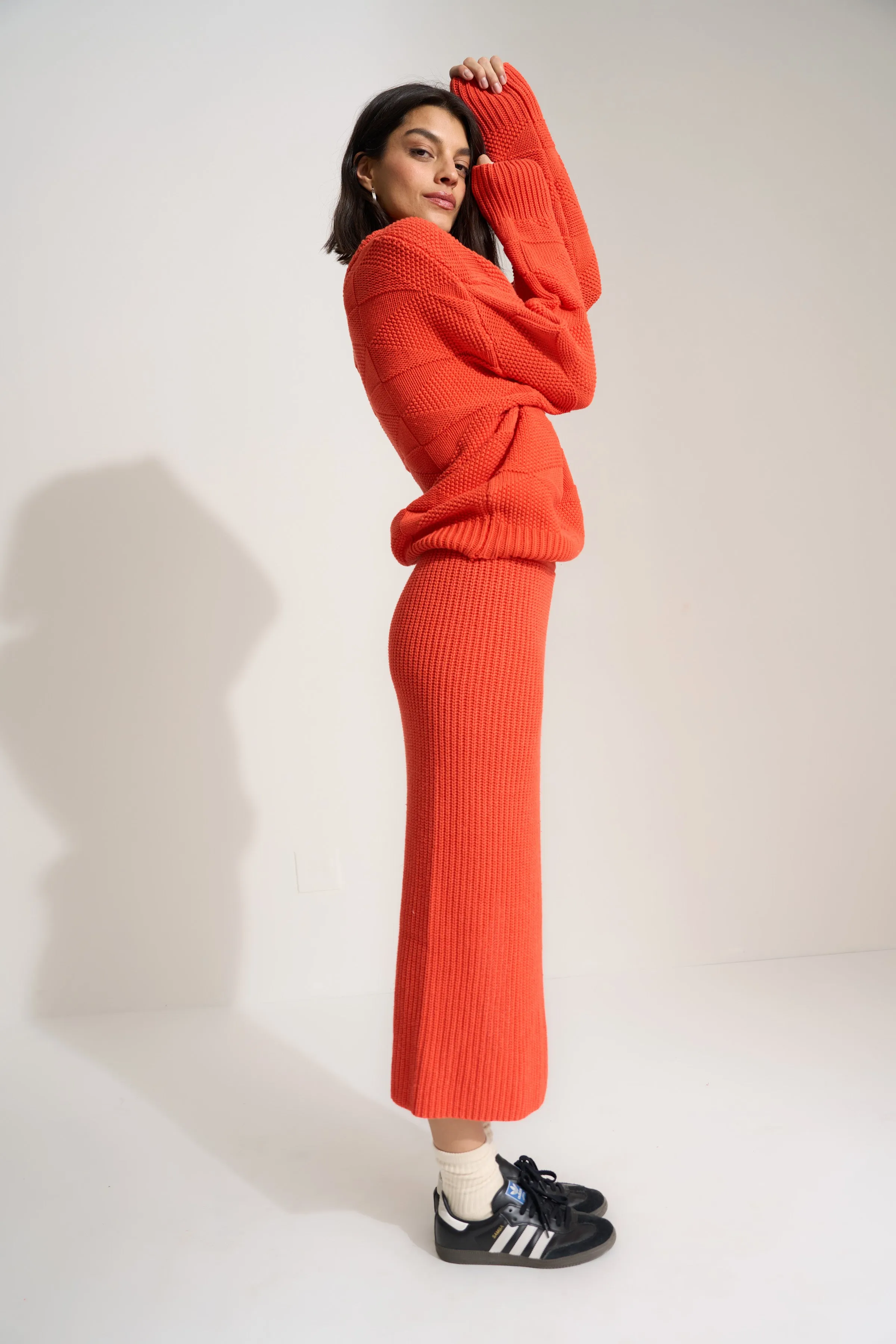 Jada Midi Skirt - Tomato sold by Callahan product image thumbnail 3