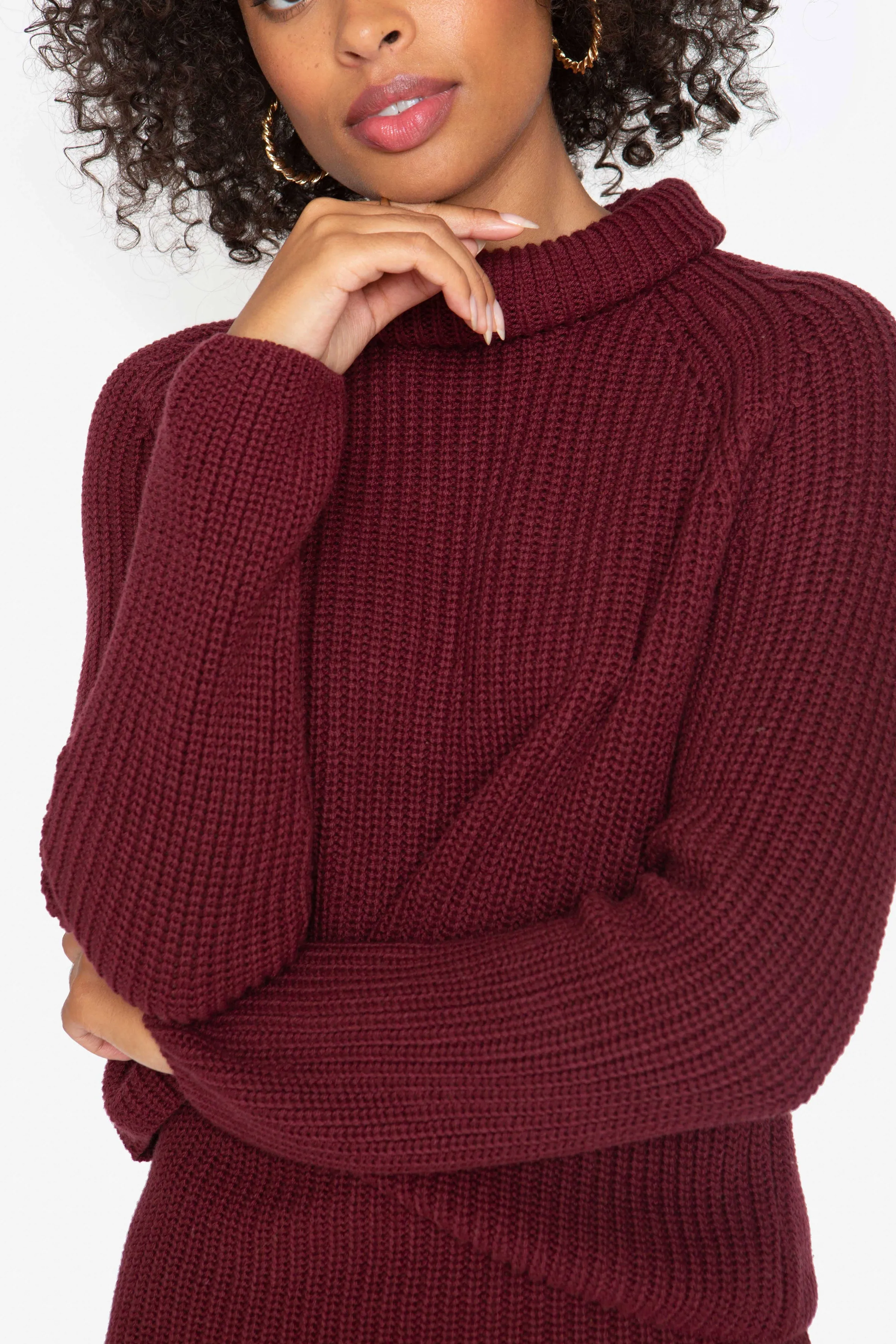 Gia Turtleneck - Wine sold by Callahan product image thumbnail 2