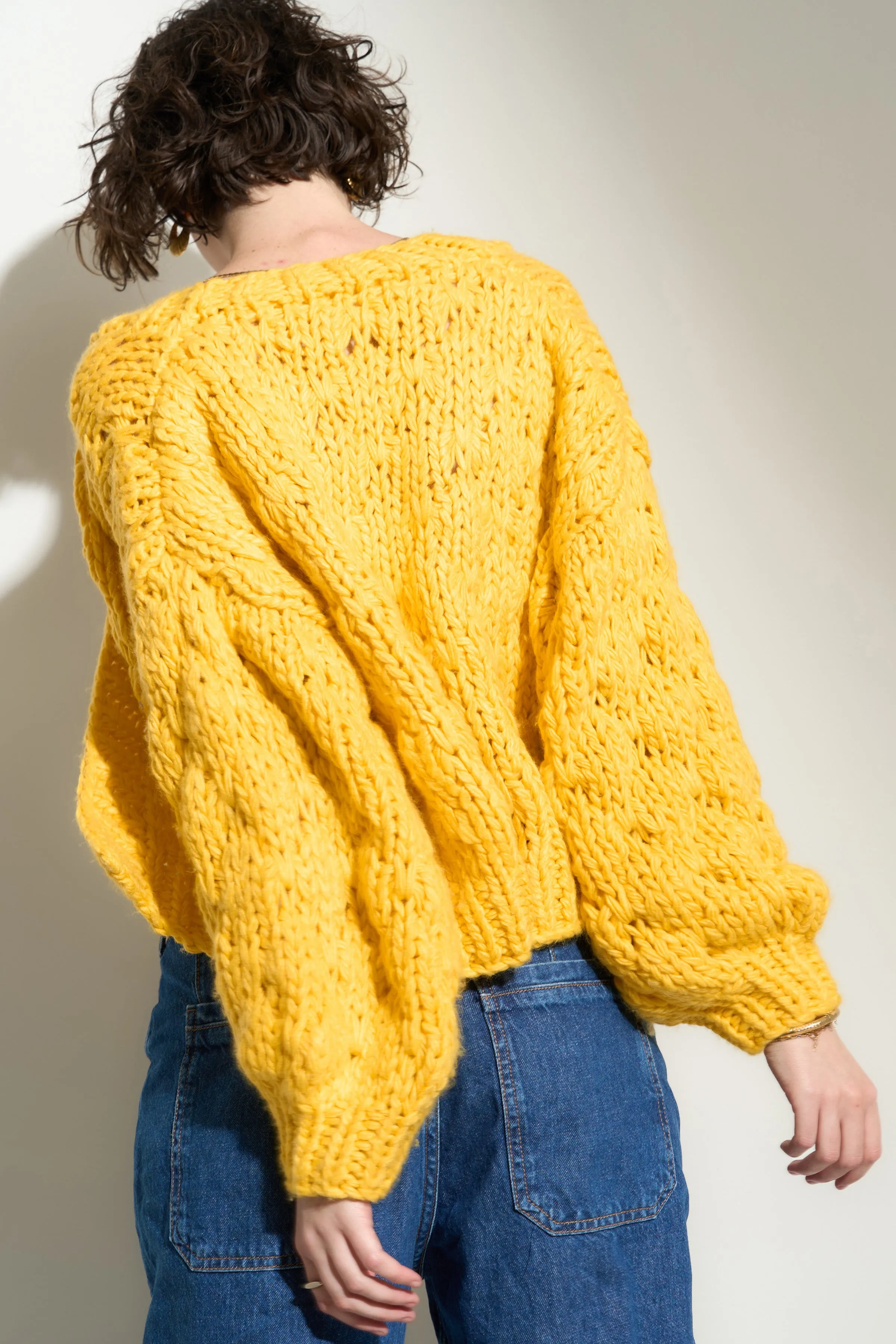 Gigi Cardigan - Yellow sold by Callahan product image thumbnail 5