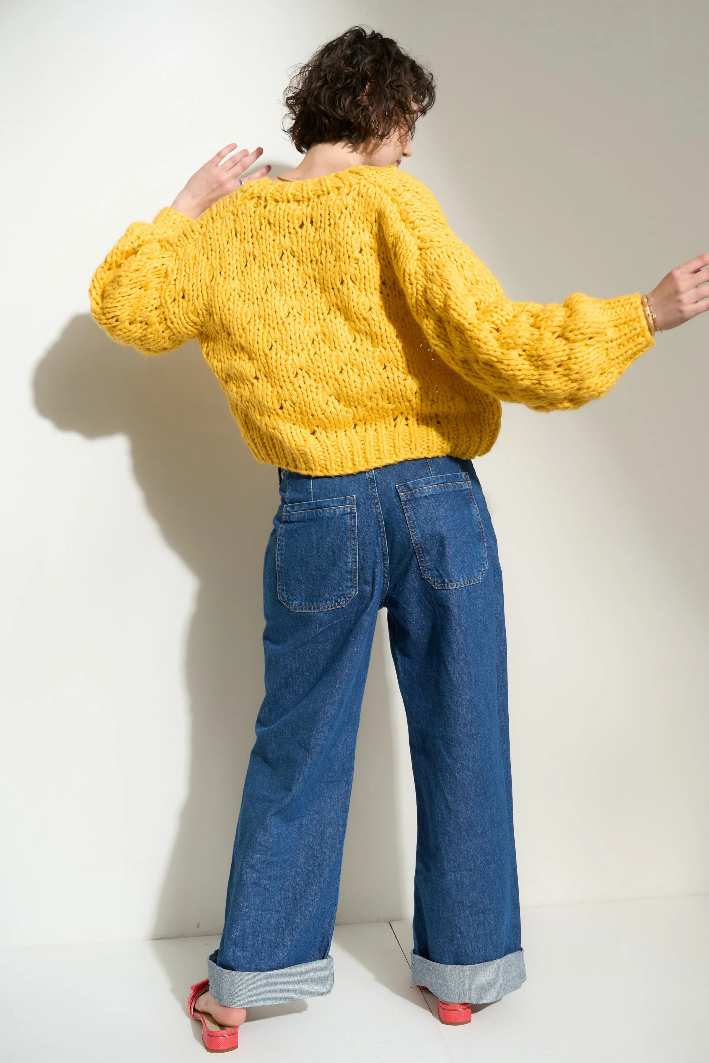 Gigi Cardigan - Yellow sold by Callahan product image thumbnail 3