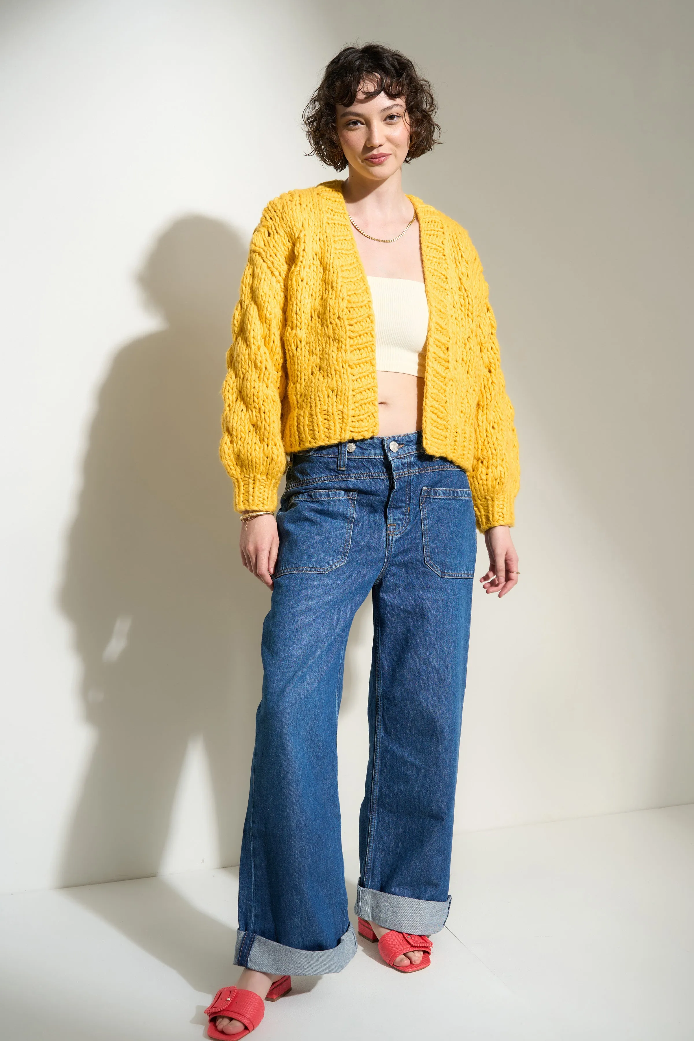 Gigi Cardigan - Yellow sold by Callahan product image thumbnail 2