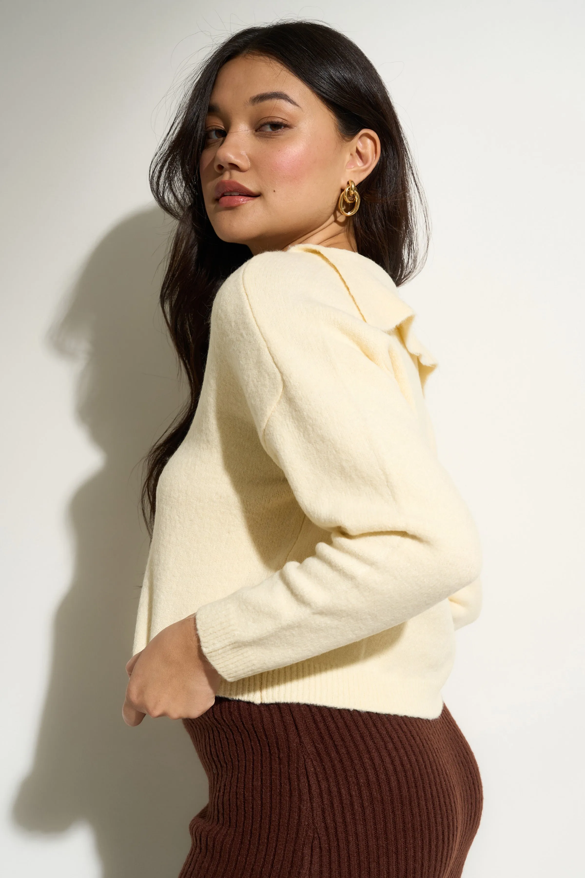 Camille Knit Pullover - Creme sold by Callahan product image thumbnail 4