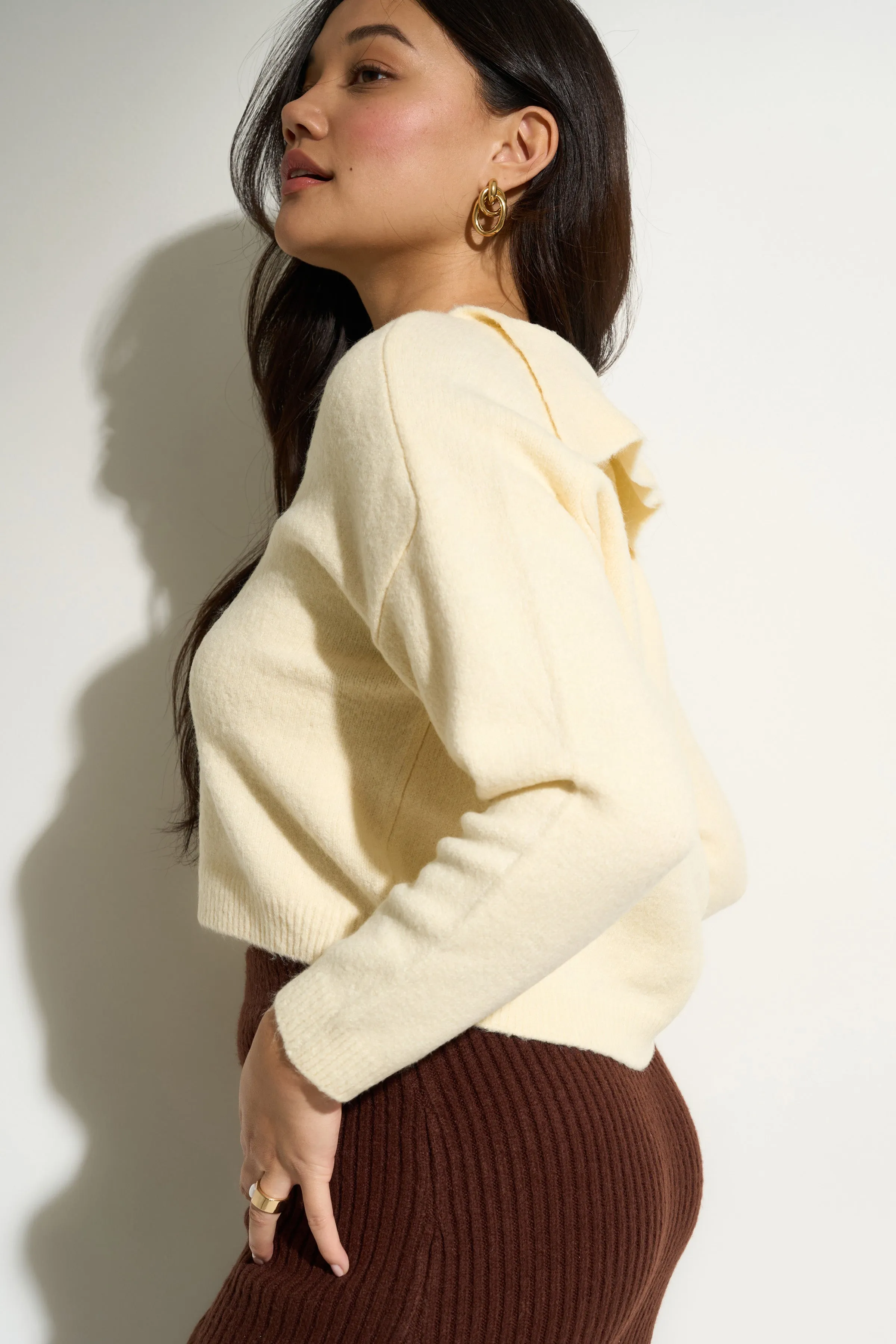 Camille Knit Pullover - Creme sold by Callahan product image thumbnail 3