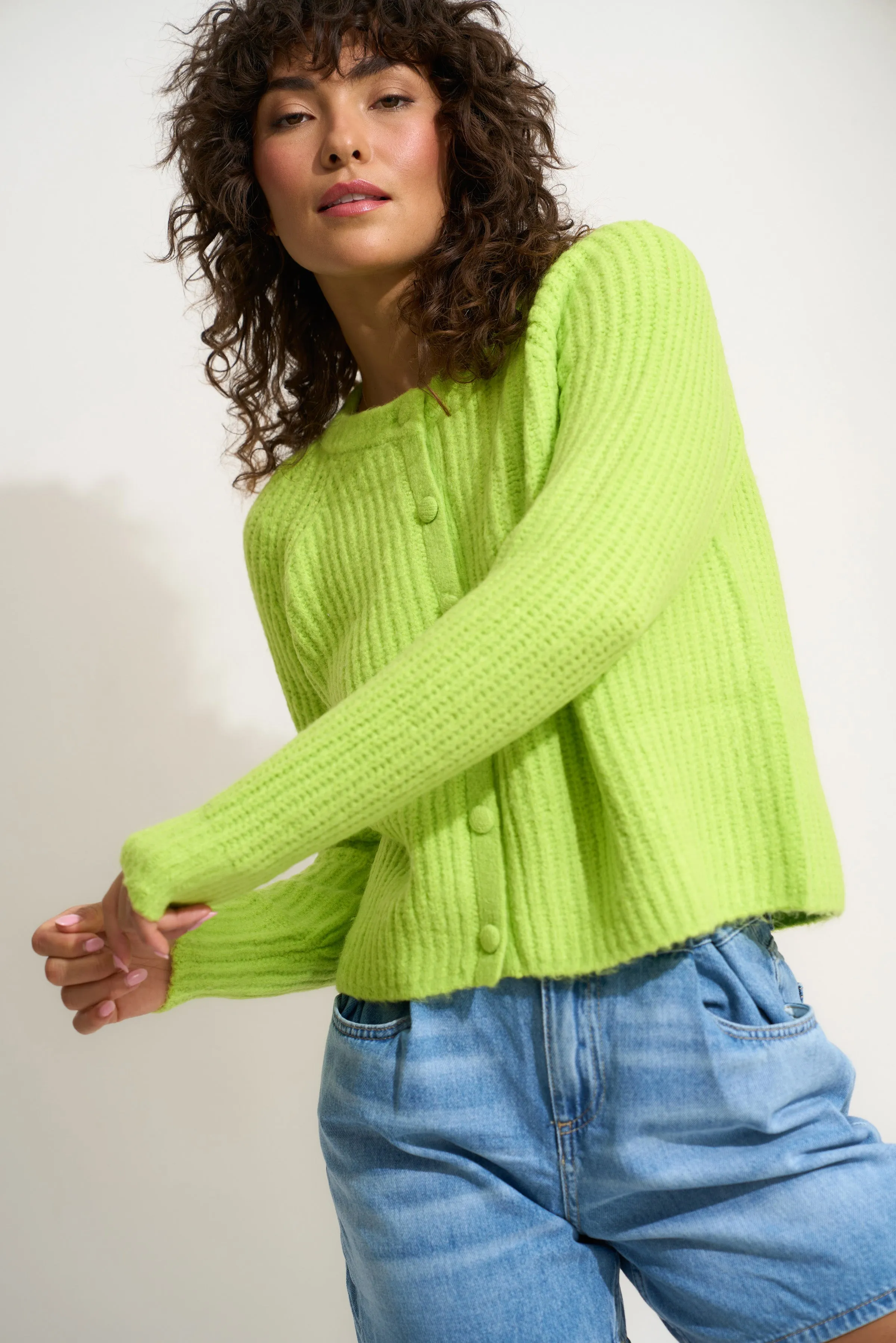 Poppy Cardigan - Kiwi sold by Callahan product image thumbnail 4