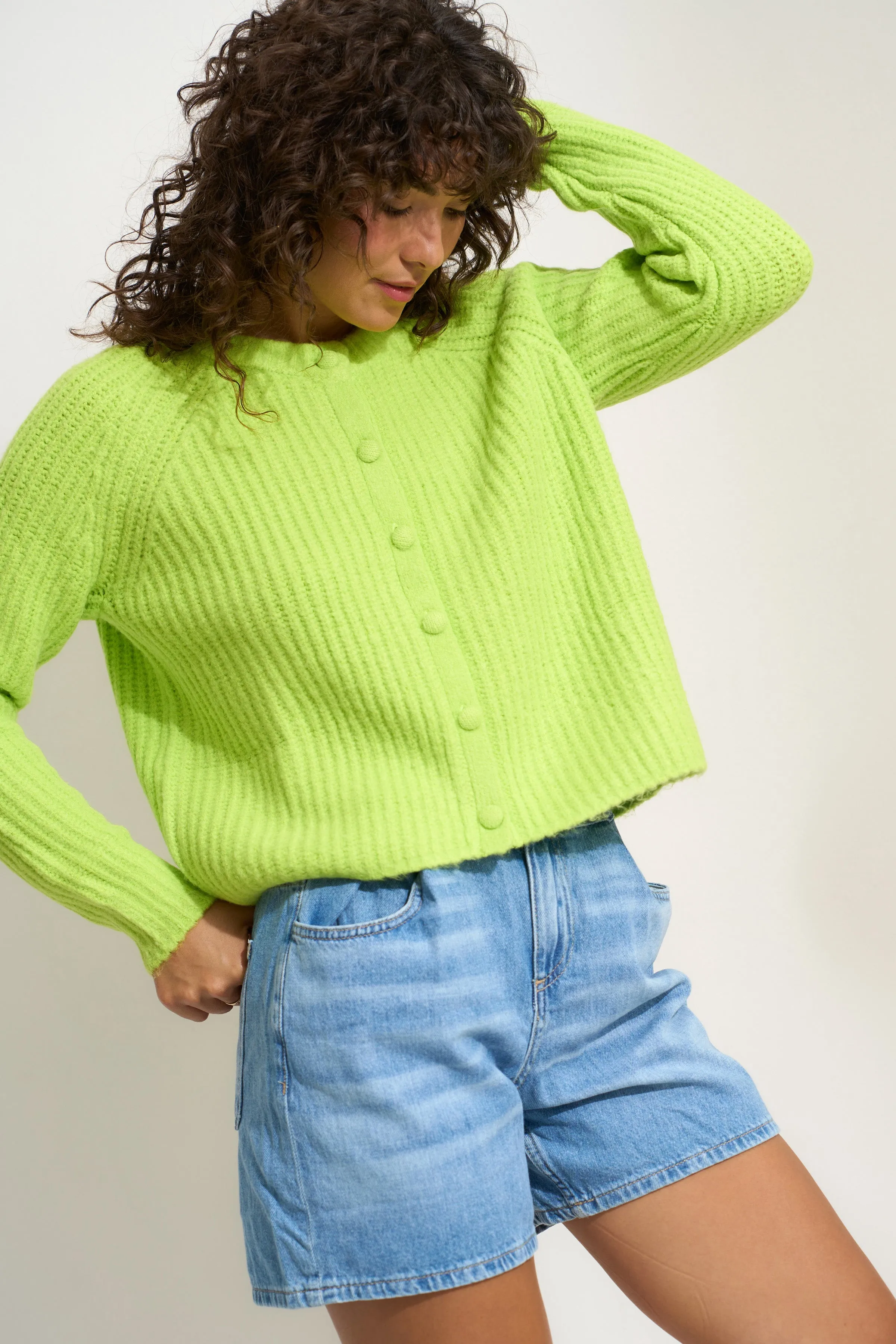 Poppy Cardigan - Kiwi sold by Callahan product image thumbnail 5