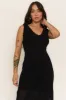 Valentina Midi Dress - Black sold by Callahan