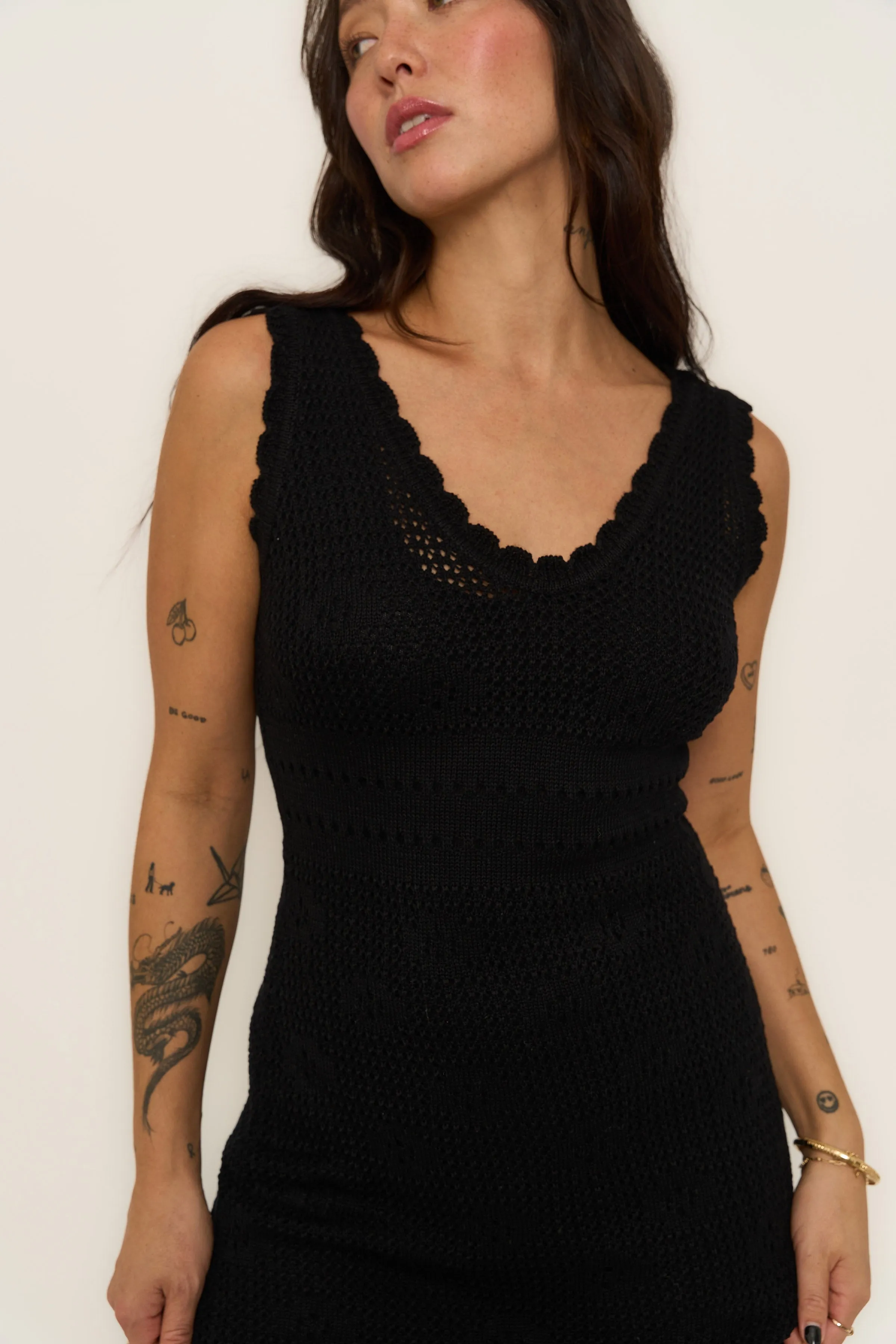 Valentina Midi Dress - Black sold by Callahan product image thumbnail 2