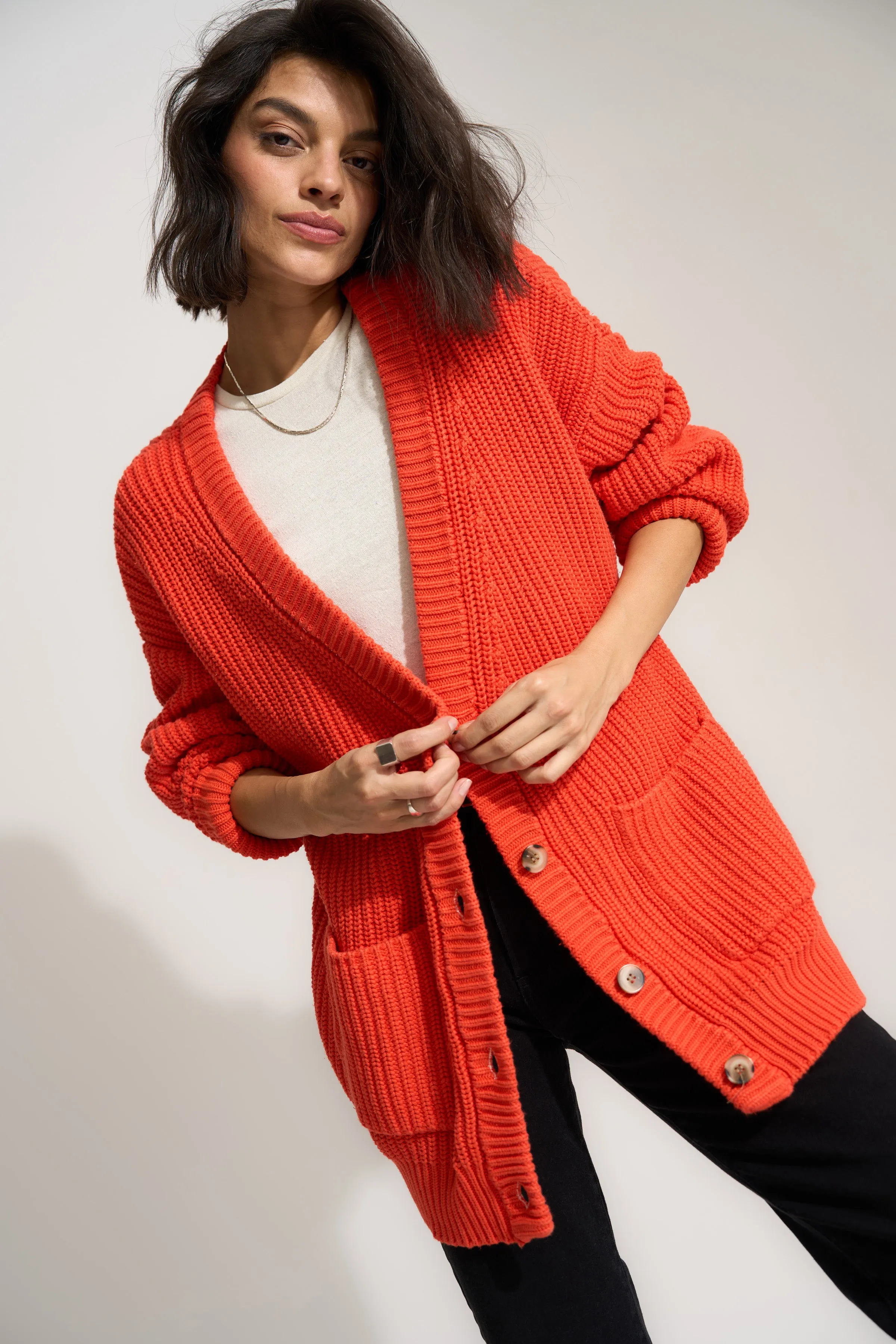The Cardigan - Tomato sold by Callahan product image thumbnail 2