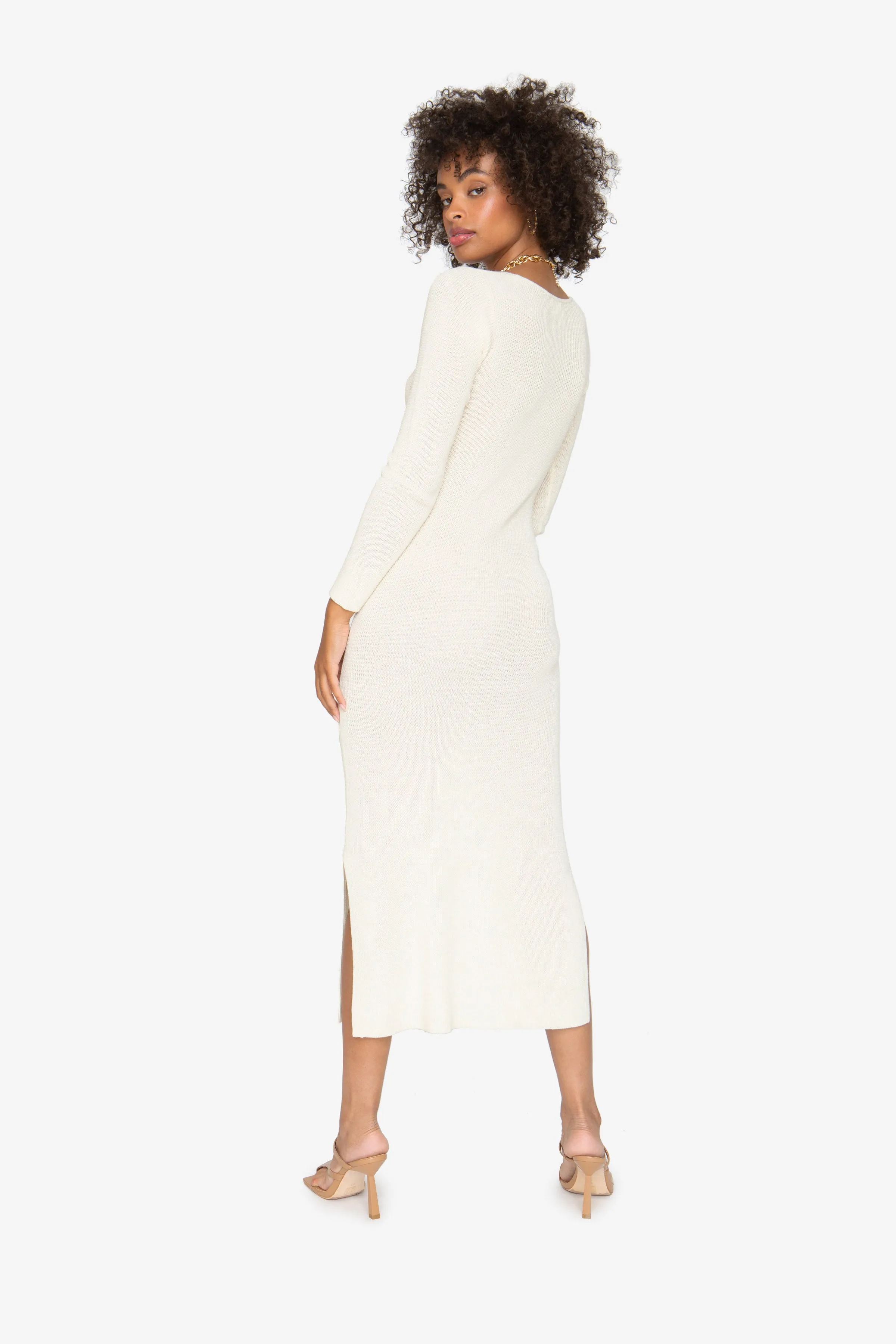 Lila Midi Dress - Creme sold by Callahan product image thumbnail 3