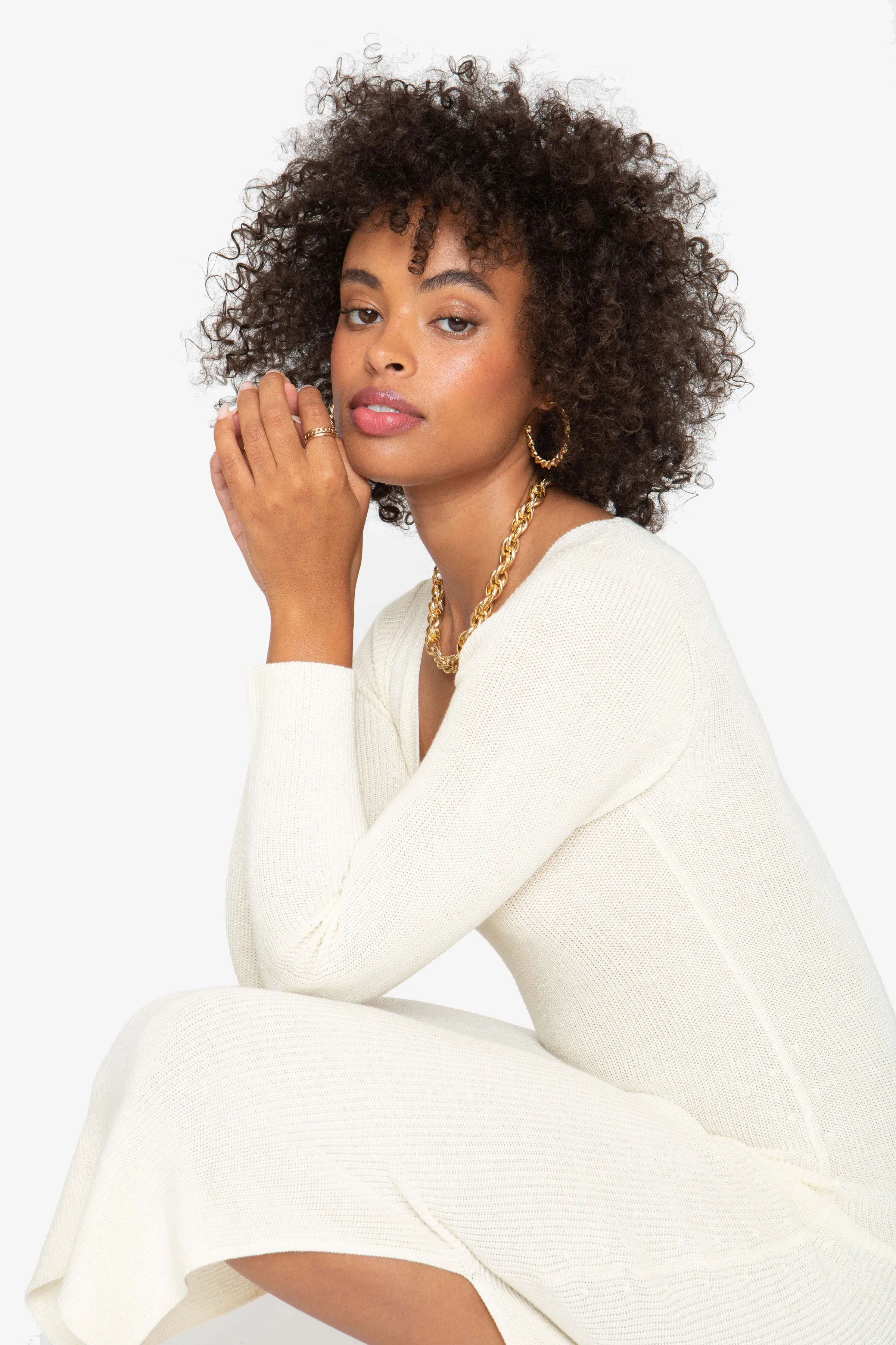 Lila Midi Dress - Creme sold by Callahan product image thumbnail 2