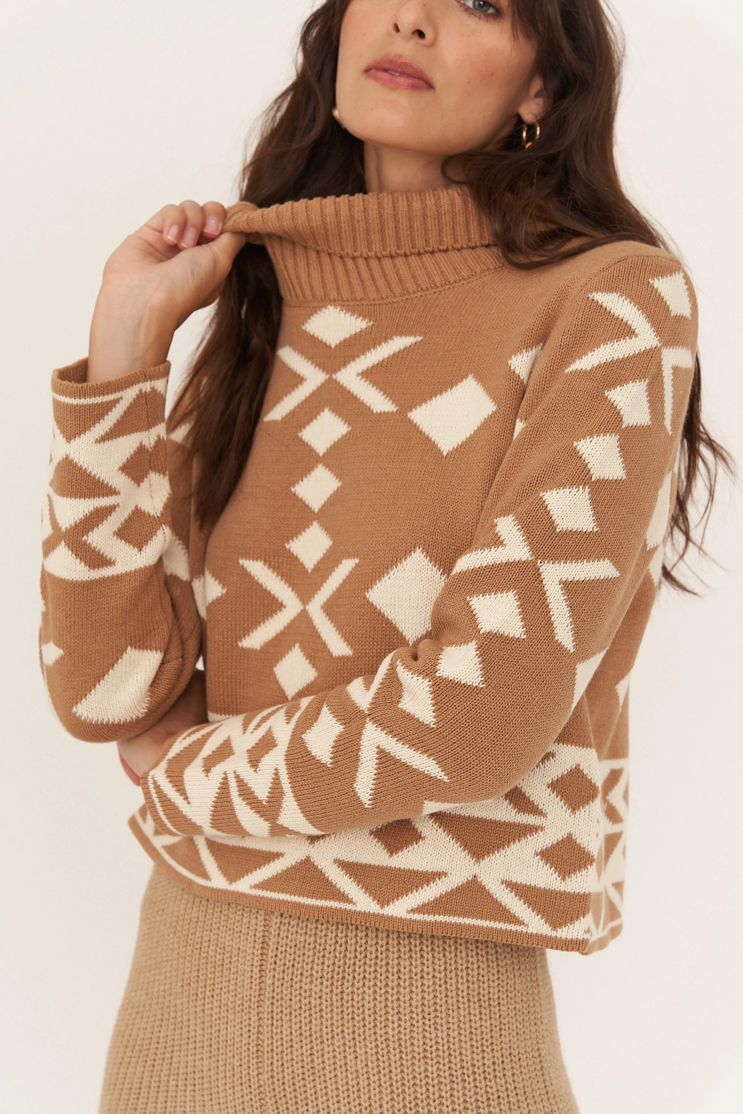 Hazel Turtleneck - Chai sold by Callahan