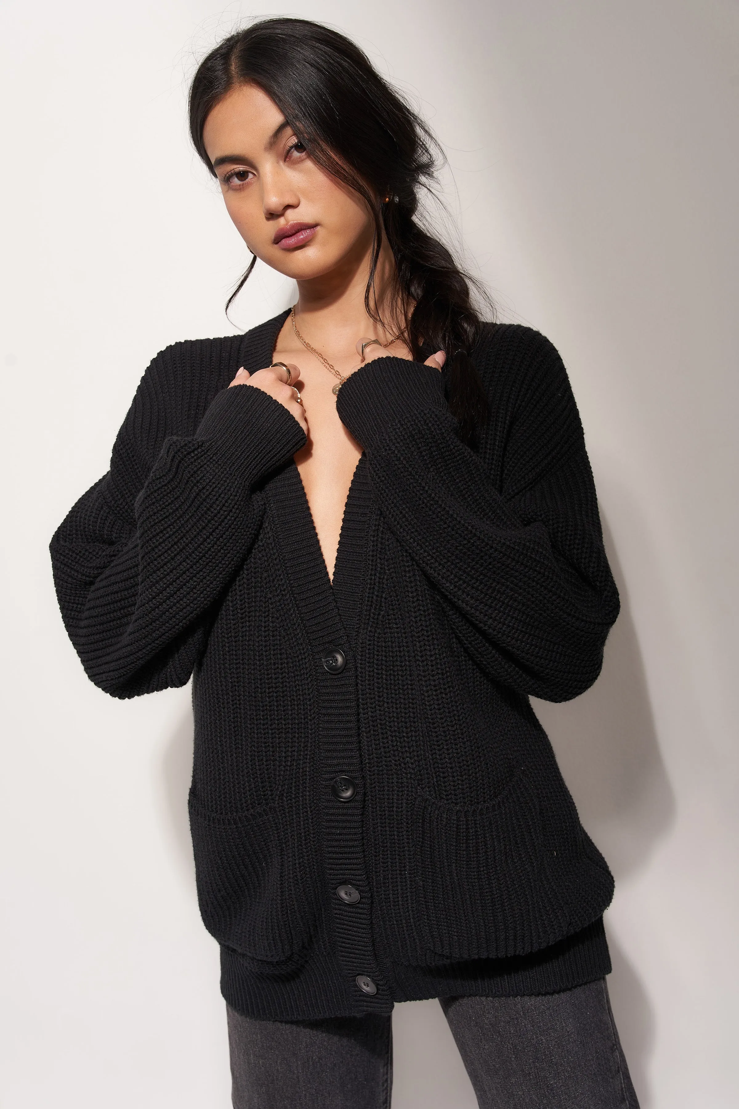 The Cardigan - Black sold by Callahan
