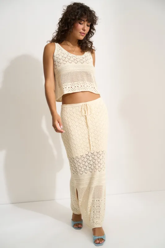 Willow Maxi Skirt - Swan sold by Callahan