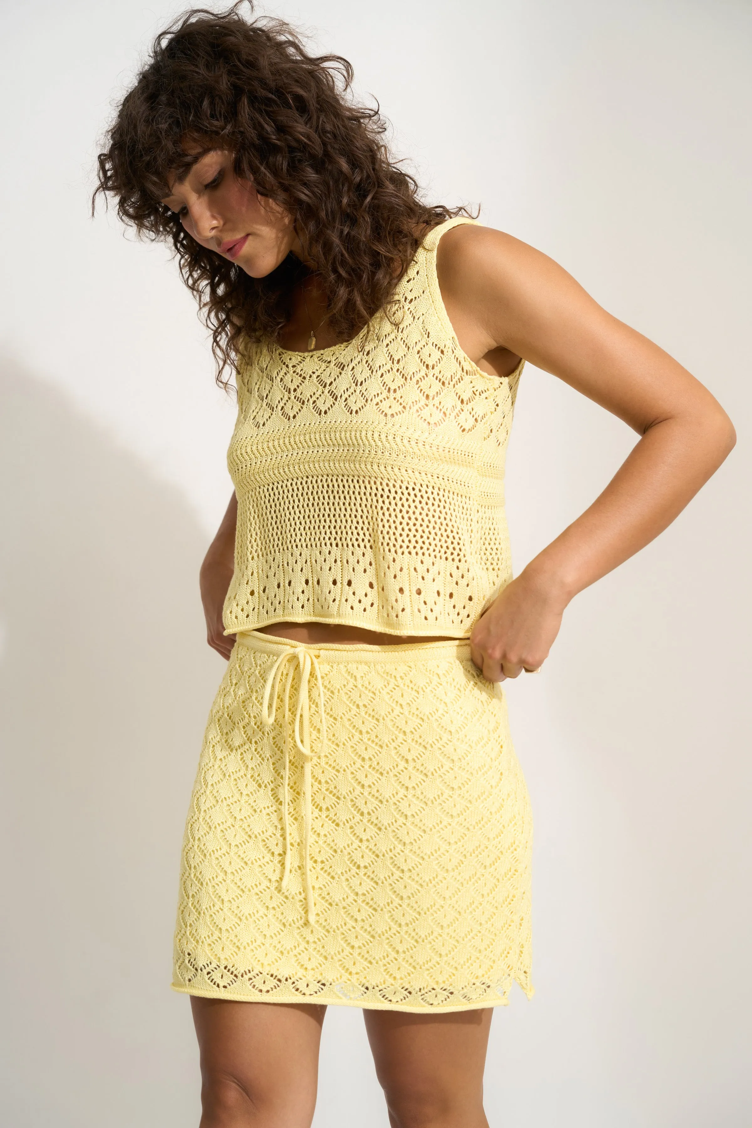 Willow Mini Skirt - Lemonade sold by Callahan product image thumbnail 3