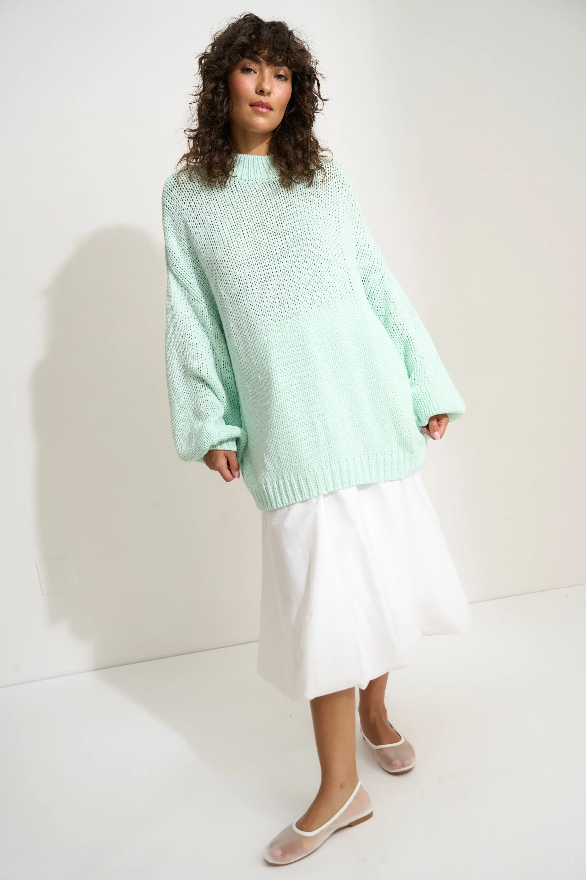 Bellamy Sweater - Seafoam sold by Callahan