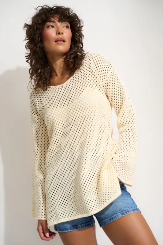 Ceci Tunic - Swan sold by Callahan