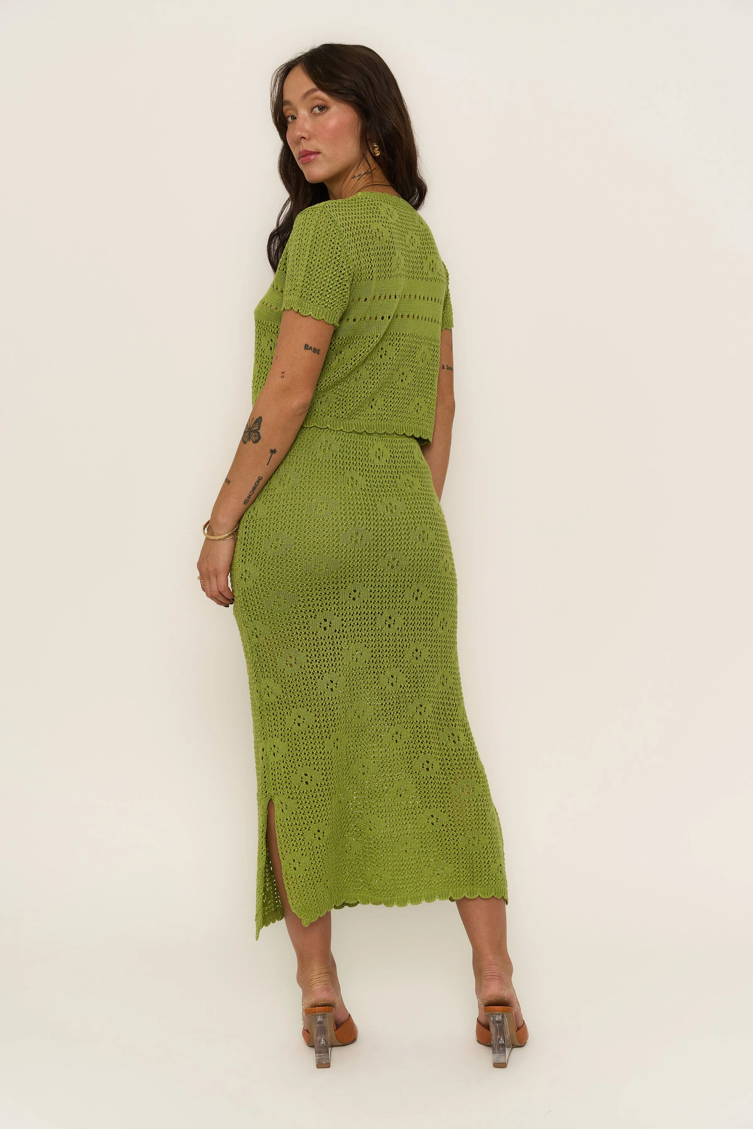 Camila Maxi Skirt - Sage sold by Callahan product image thumbnail 4