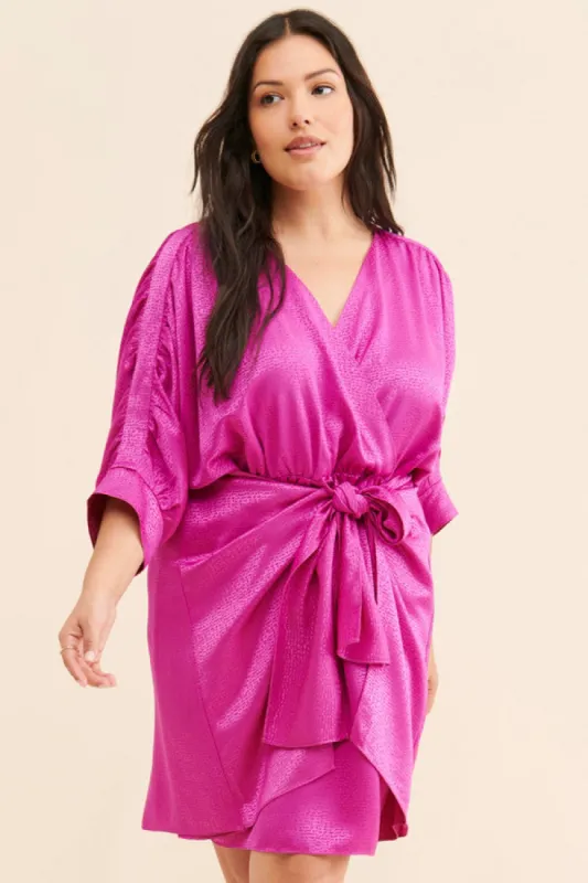 Sami Mini Dress - Fuchsia - Production Change sold by Callahan