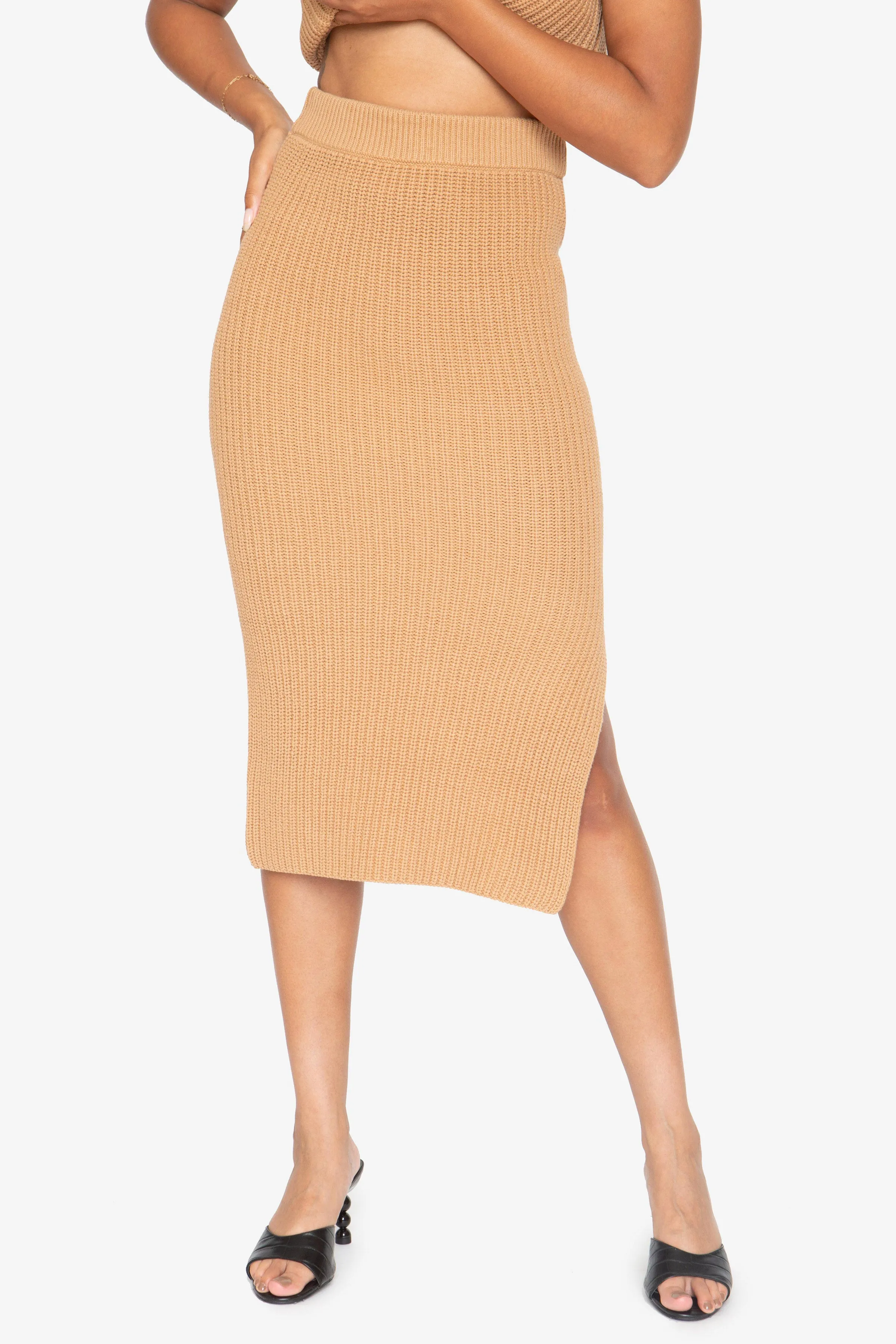 Jada Midi Skirt - Coffee sold by Callahan