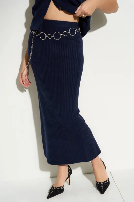 Mina Maxi Skirt - Navy sold by Callahan
