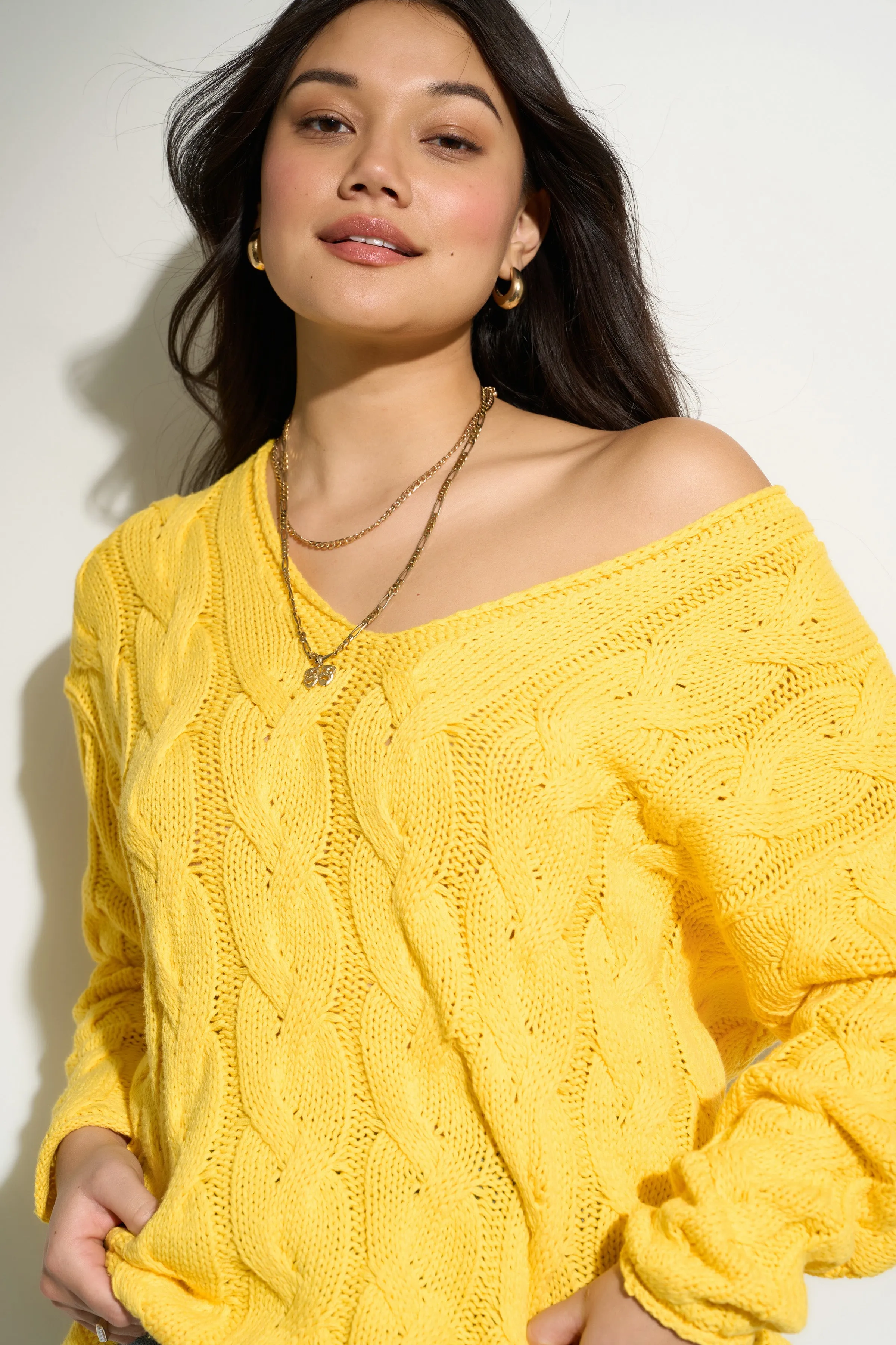 Alfie Cableknit Sweater - Yellow sold by Callahan product image thumbnail 4