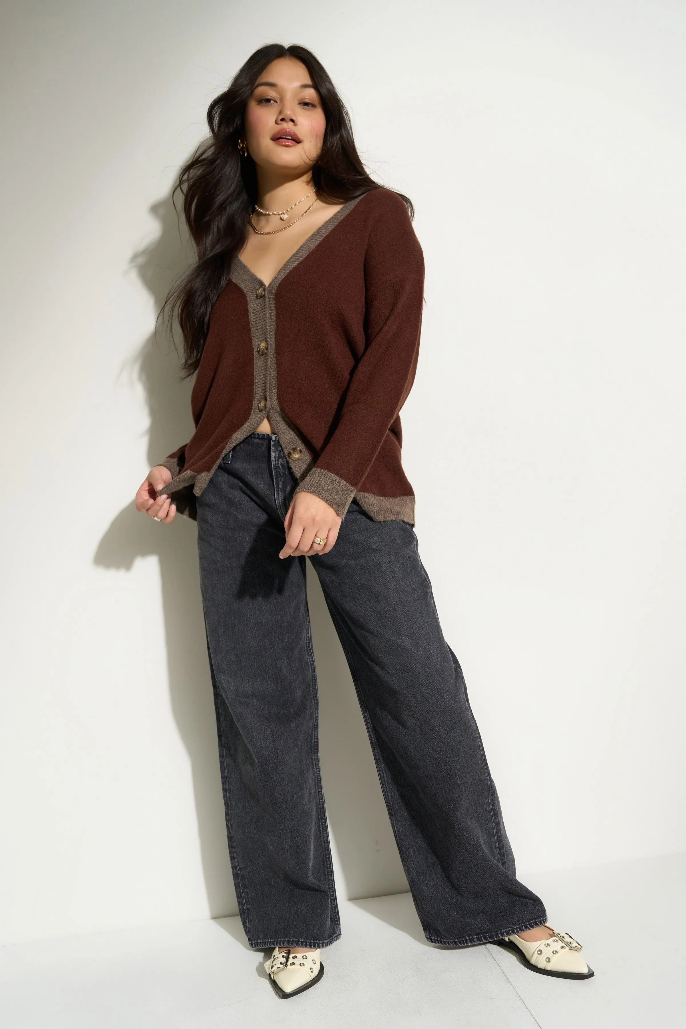 Paige Cardigan - Espresso sold by Callahan product image thumbnail 4