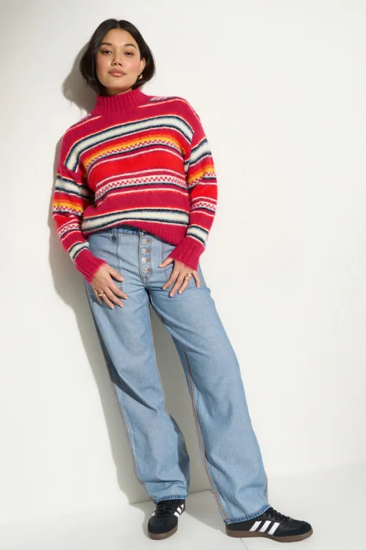 Lora Turtleneck - Magenta sold by Callahan