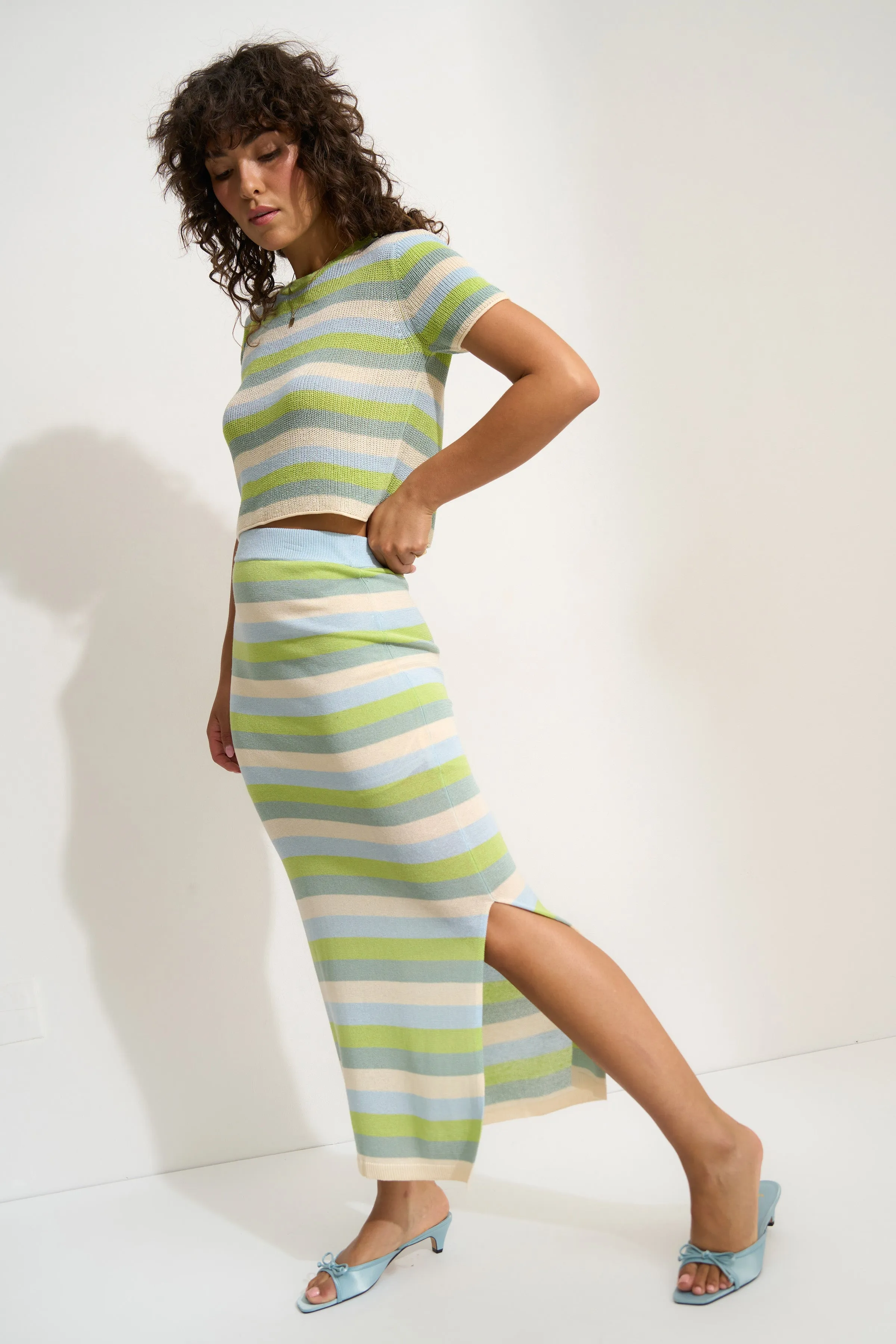 Clover Tee Set - Kiwi Stripe sold by Callahan product image thumbnail 3