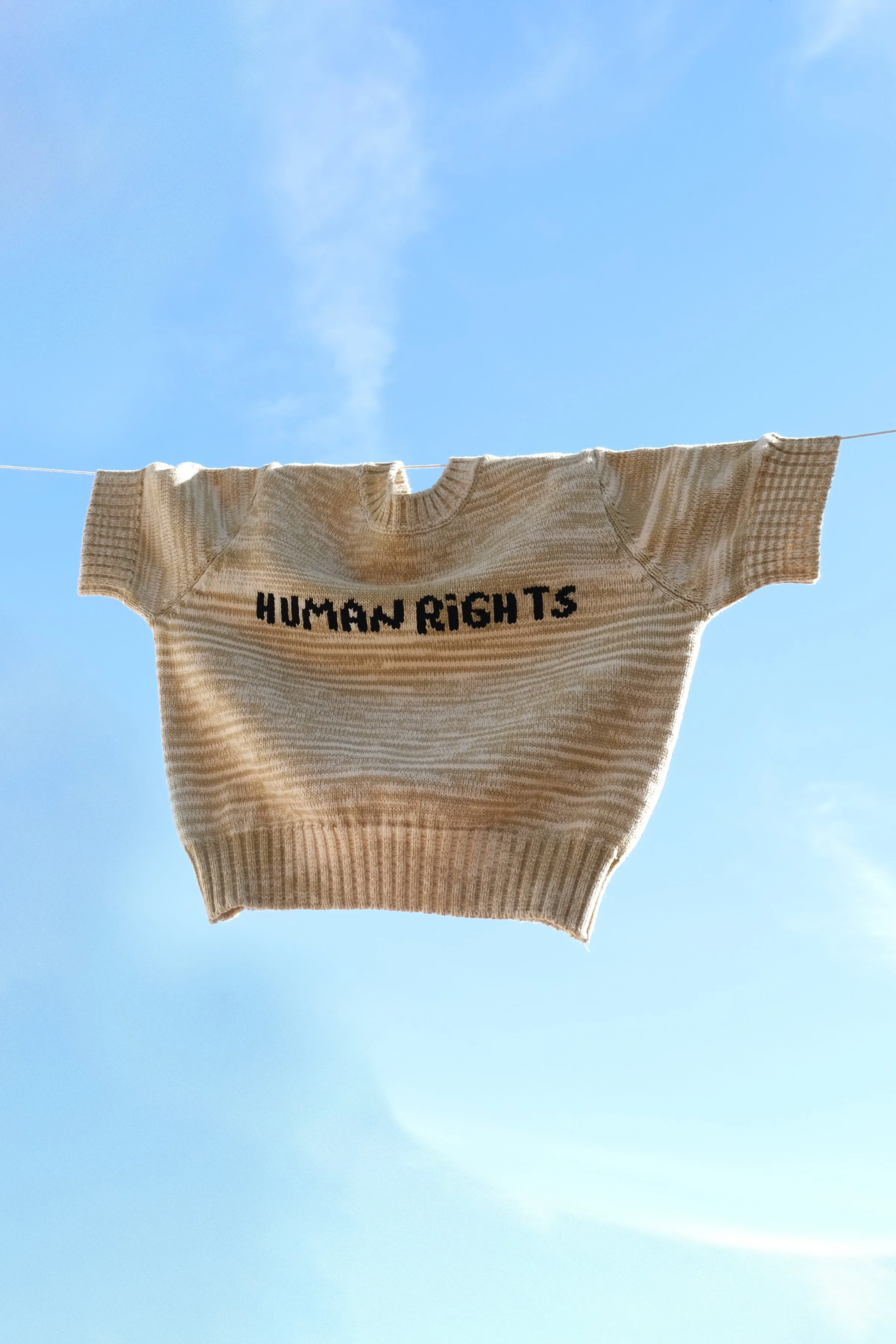Human Rights Sweater x We Feed Gaza sold by Callahan