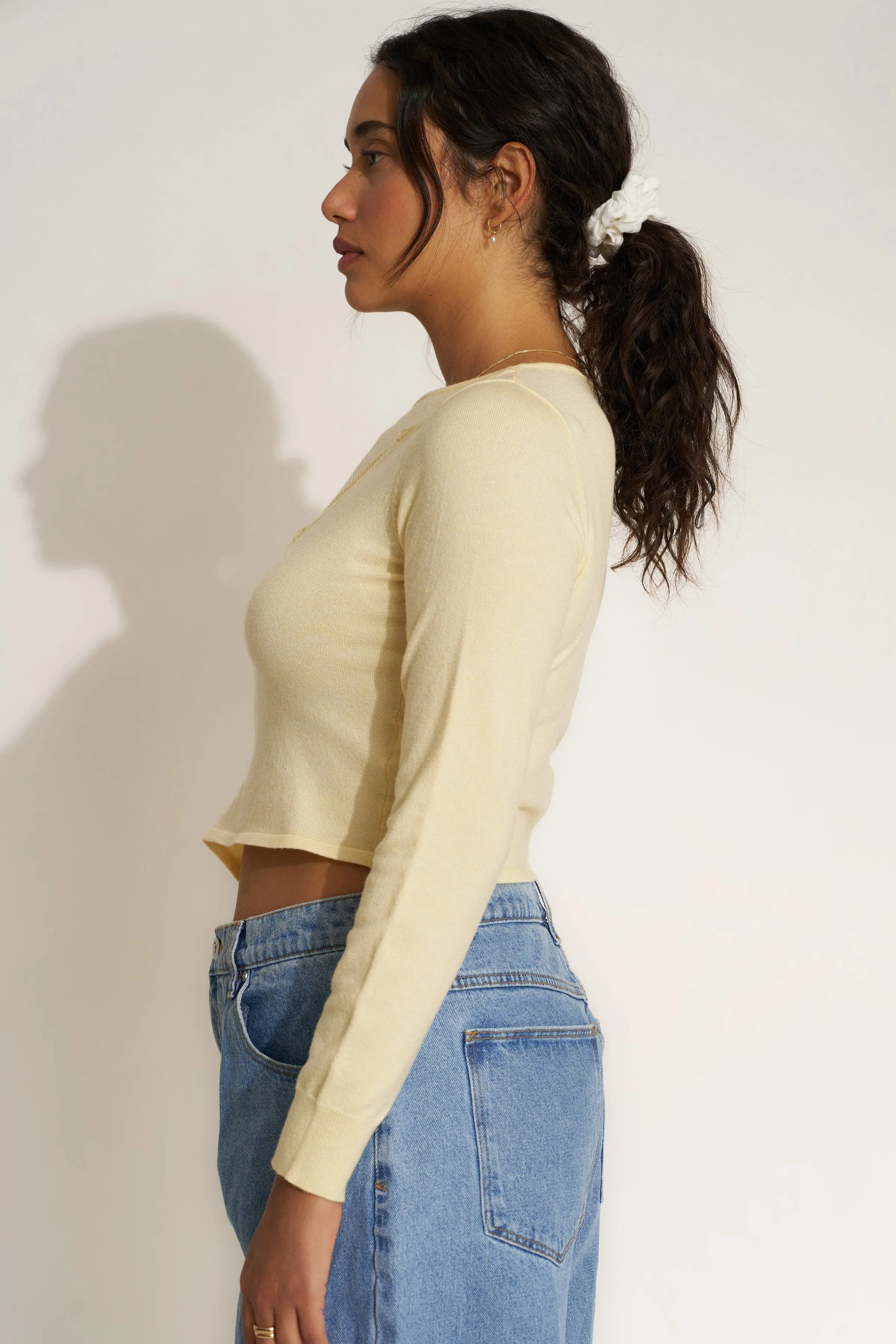 Antoinette Cardigan - Pale Yellow sold by Callahan product image thumbnail 5