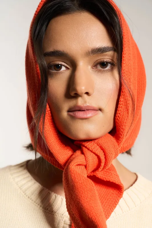 Hankerchief Scarf - Red Orange sold by Callahan
