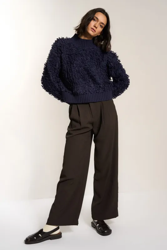 Amara Turtleneck - Navy sold by Callahan