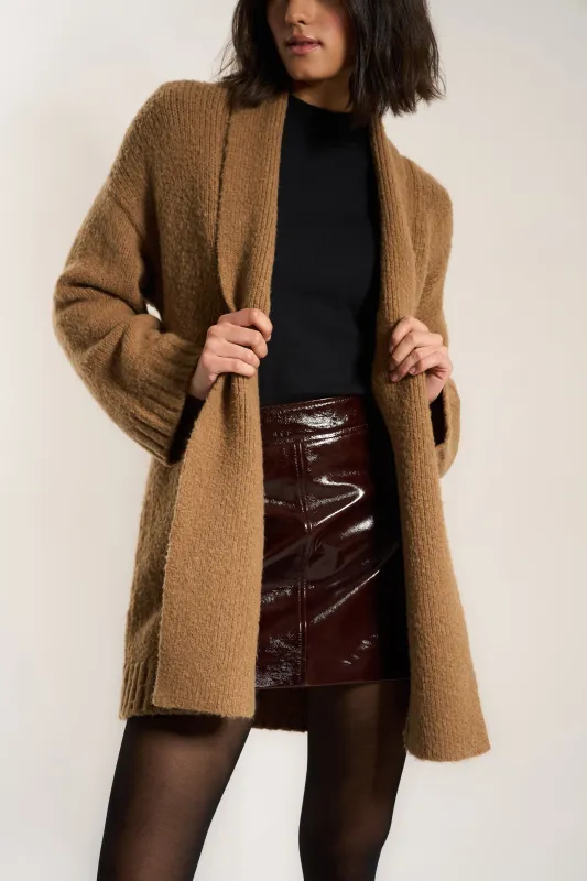 Juliet Cardigan - Raw Umber sold by Callahan