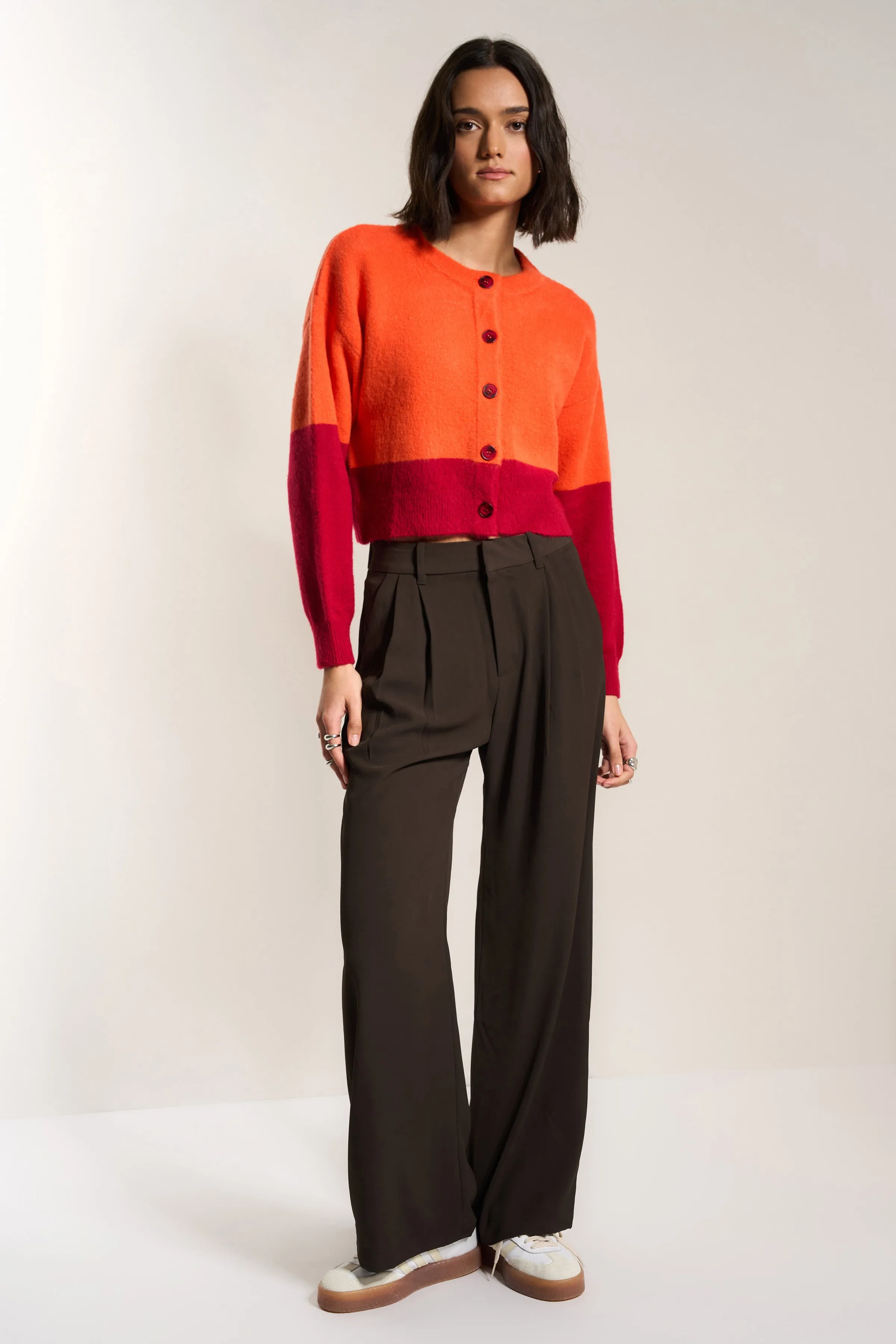 Fiona Cardigan - Red Orange sold by Callahan