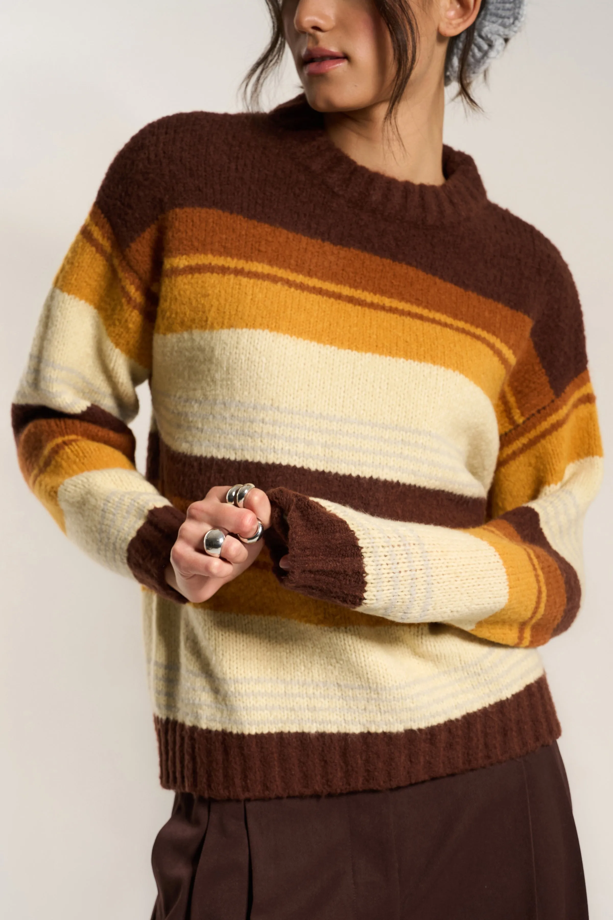 Sienna Crewneck - Chocolate sold by Callahan product image thumbnail 4