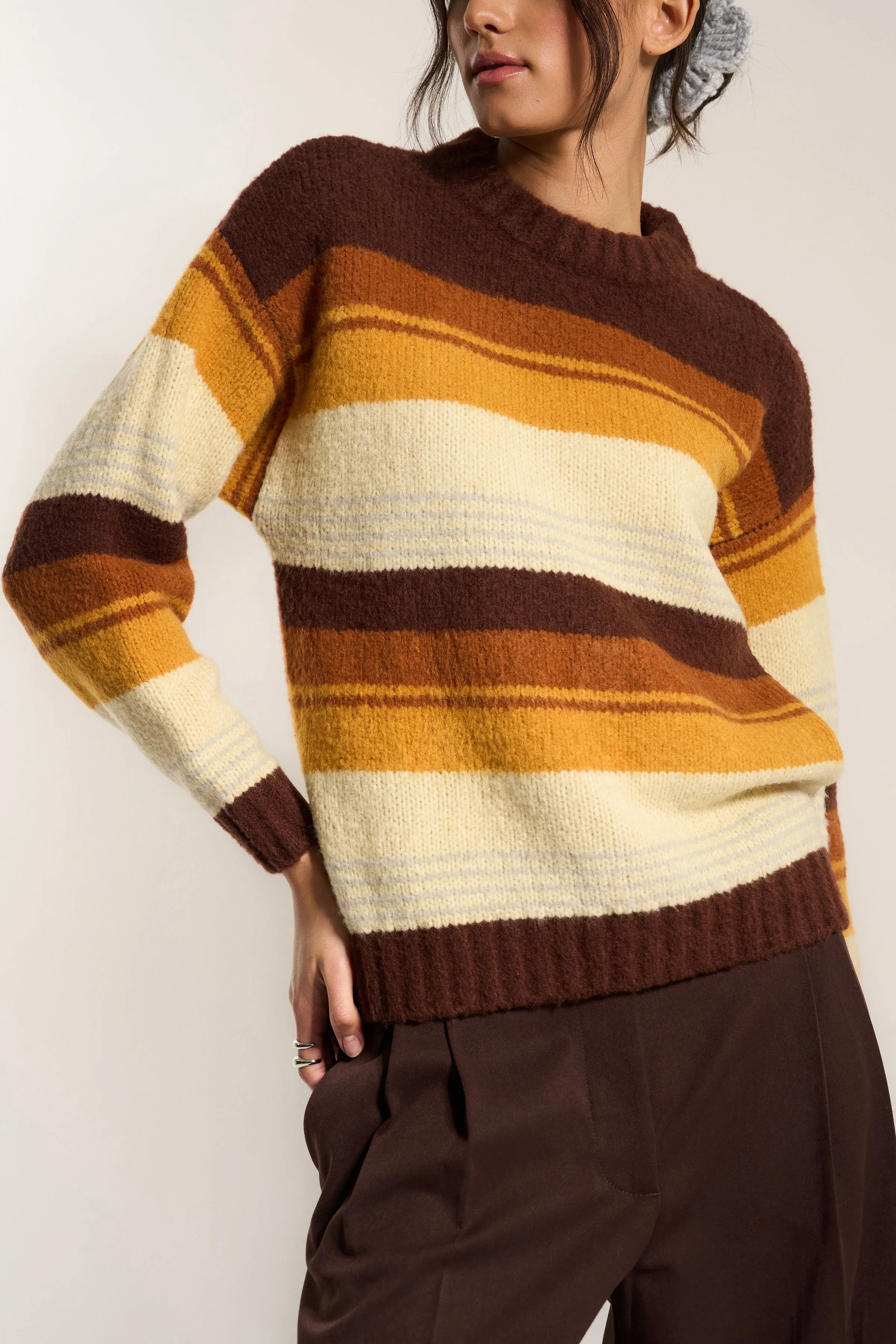 Sienna Crewneck - Chocolate sold by Callahan product image thumbnail 2