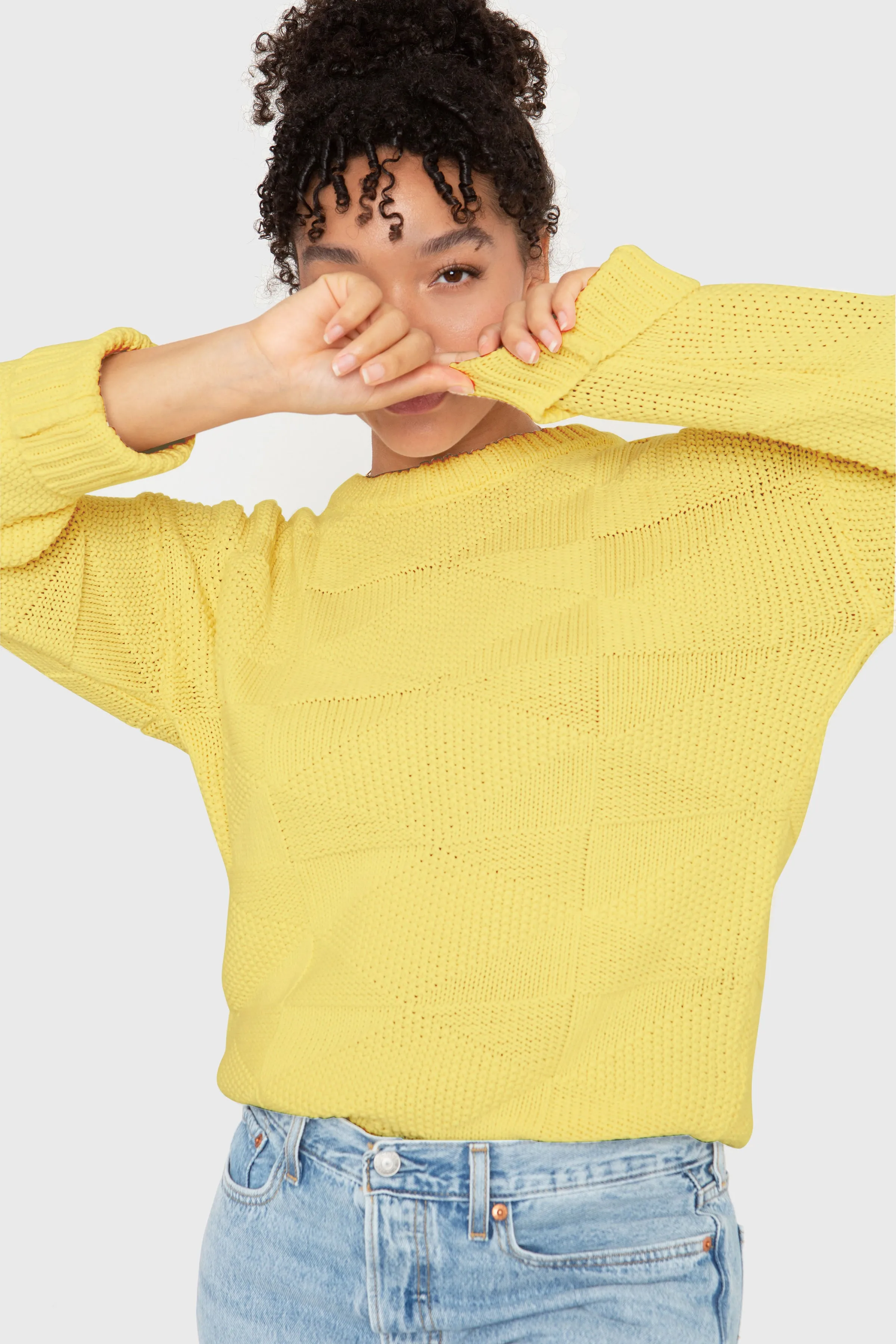 The Geo Knit - Butter sold by Callahan