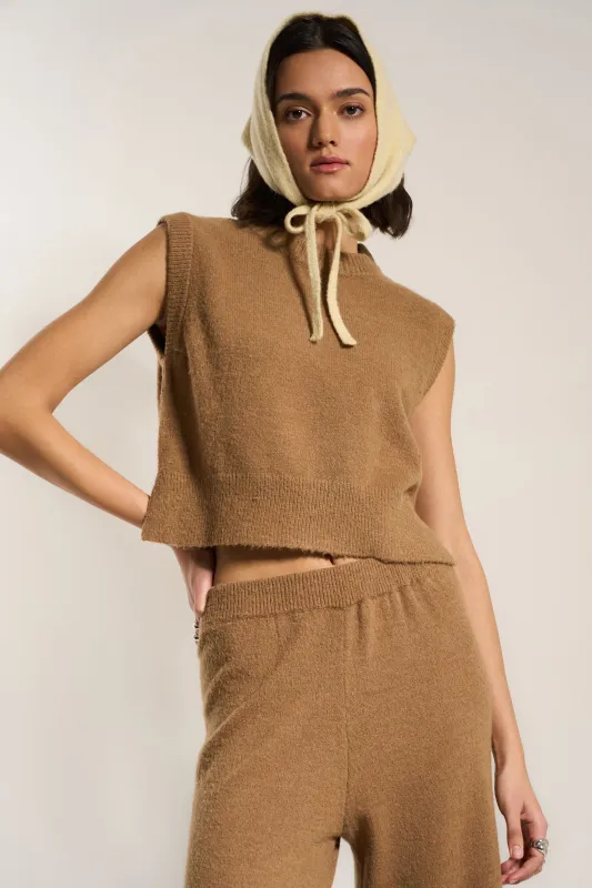 Pilar Vest - Raw Umber sold by Callahan