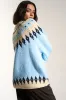 Kathleen Fair Isle Pullover - Sky sold by Callahan