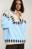 Kathleen Fair Isle Pullover - Sky sold by Callahan