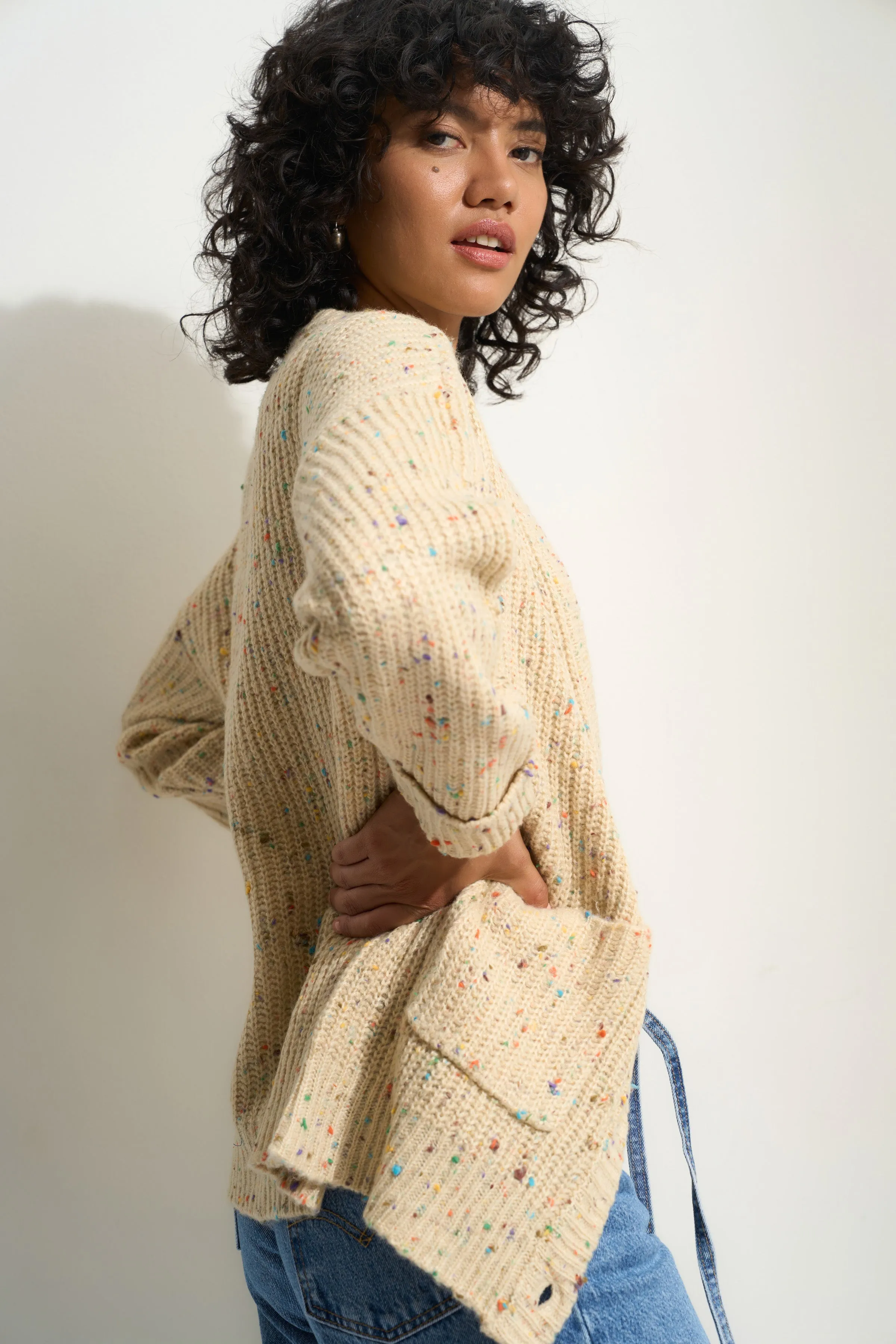 The Cardigan - Creme Confetti sold by Callahan product image thumbnail 2