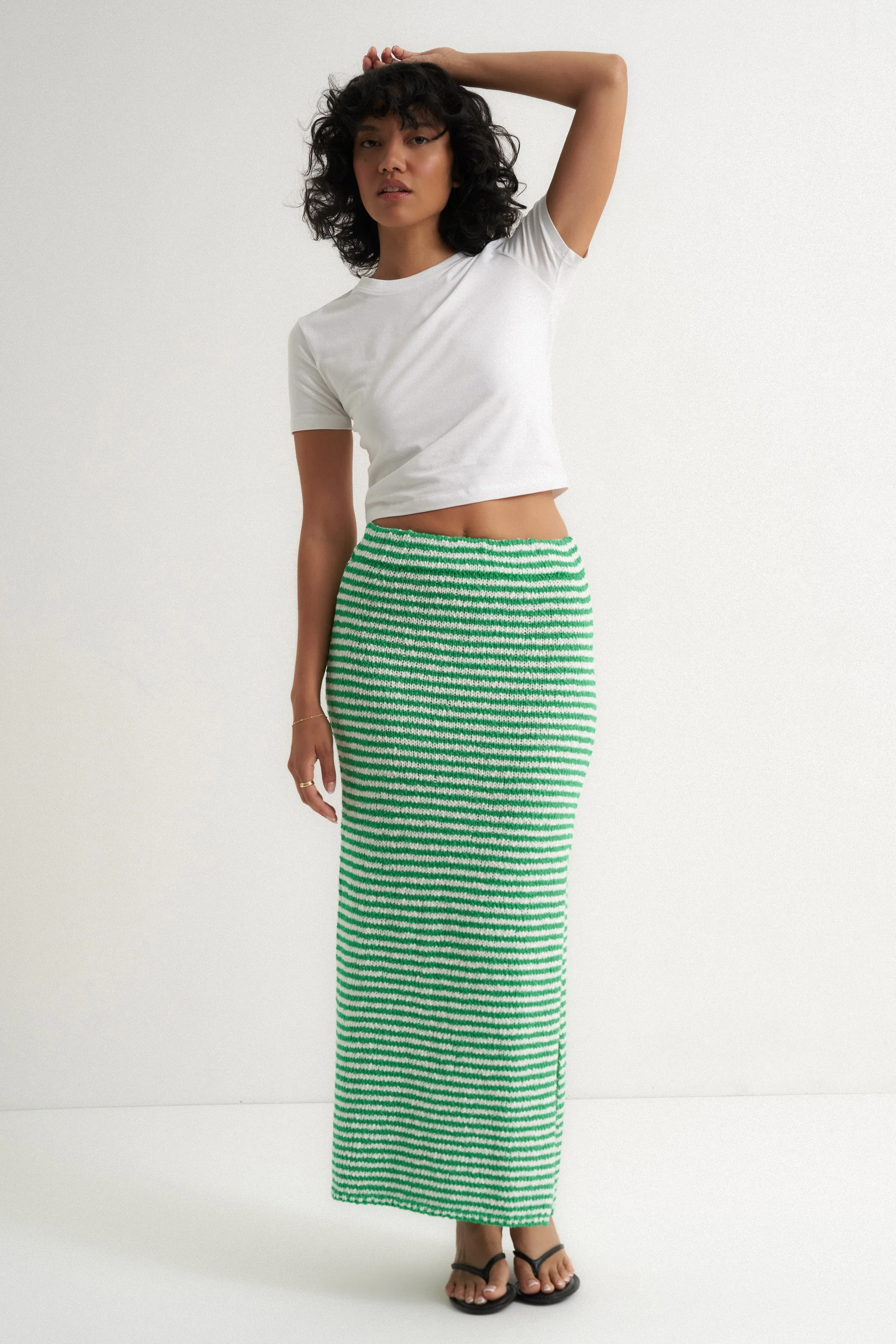 Teddy Maxi Skirt - Kelly Green sold by Callahan